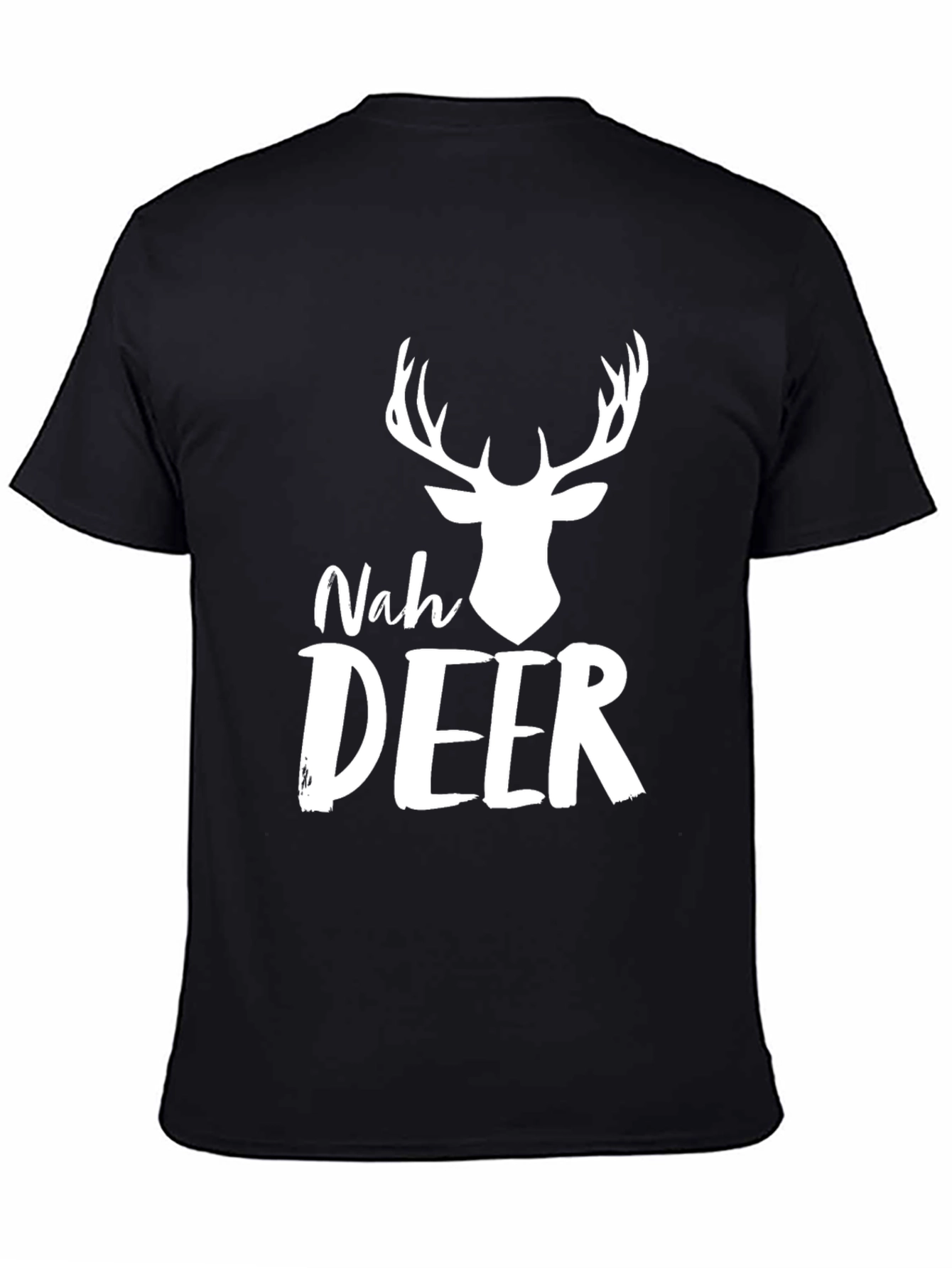 Nah Deer Mens Graphic T-Shirt