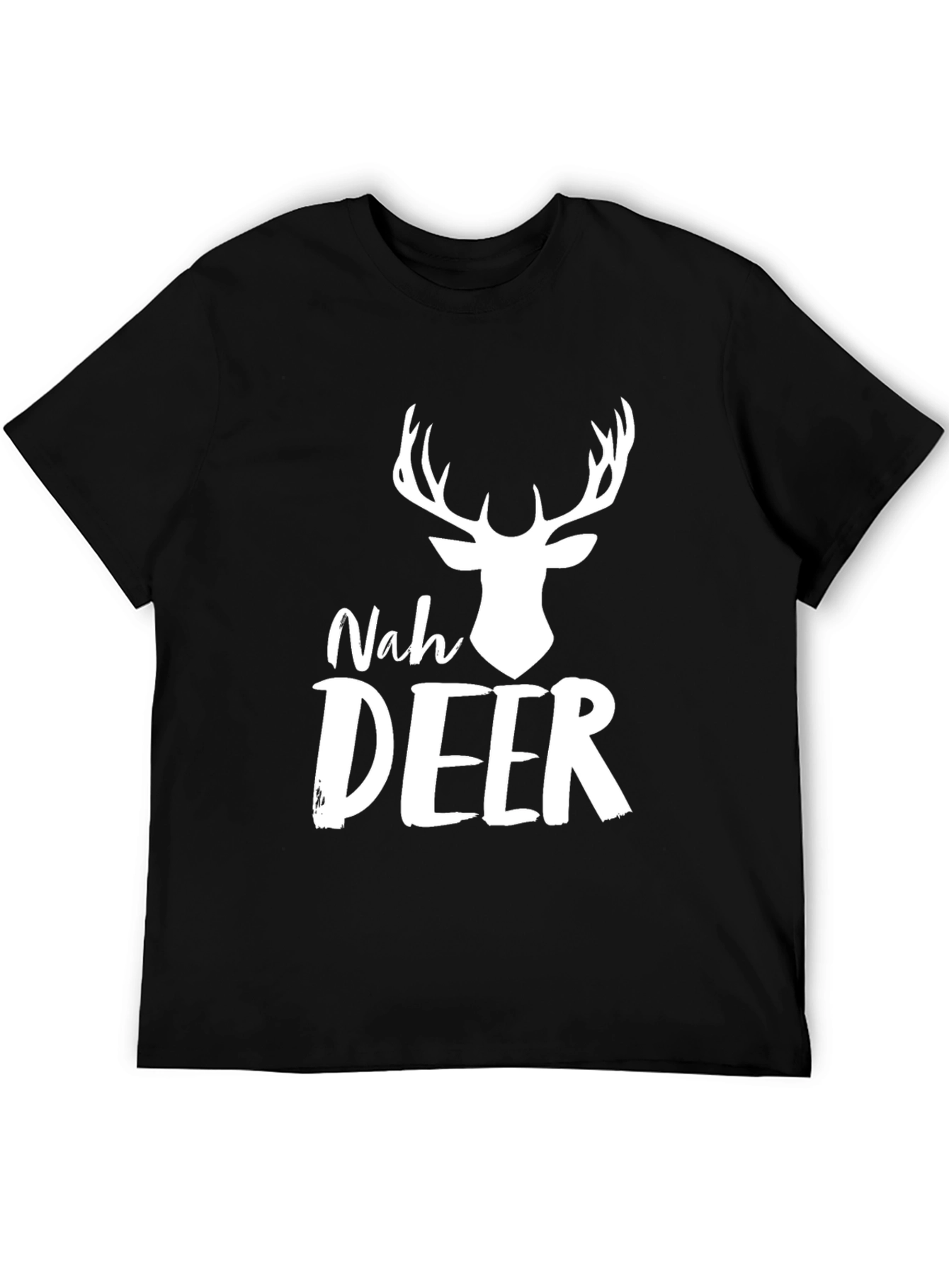 Nah Deer Mens Graphic T-Shirt