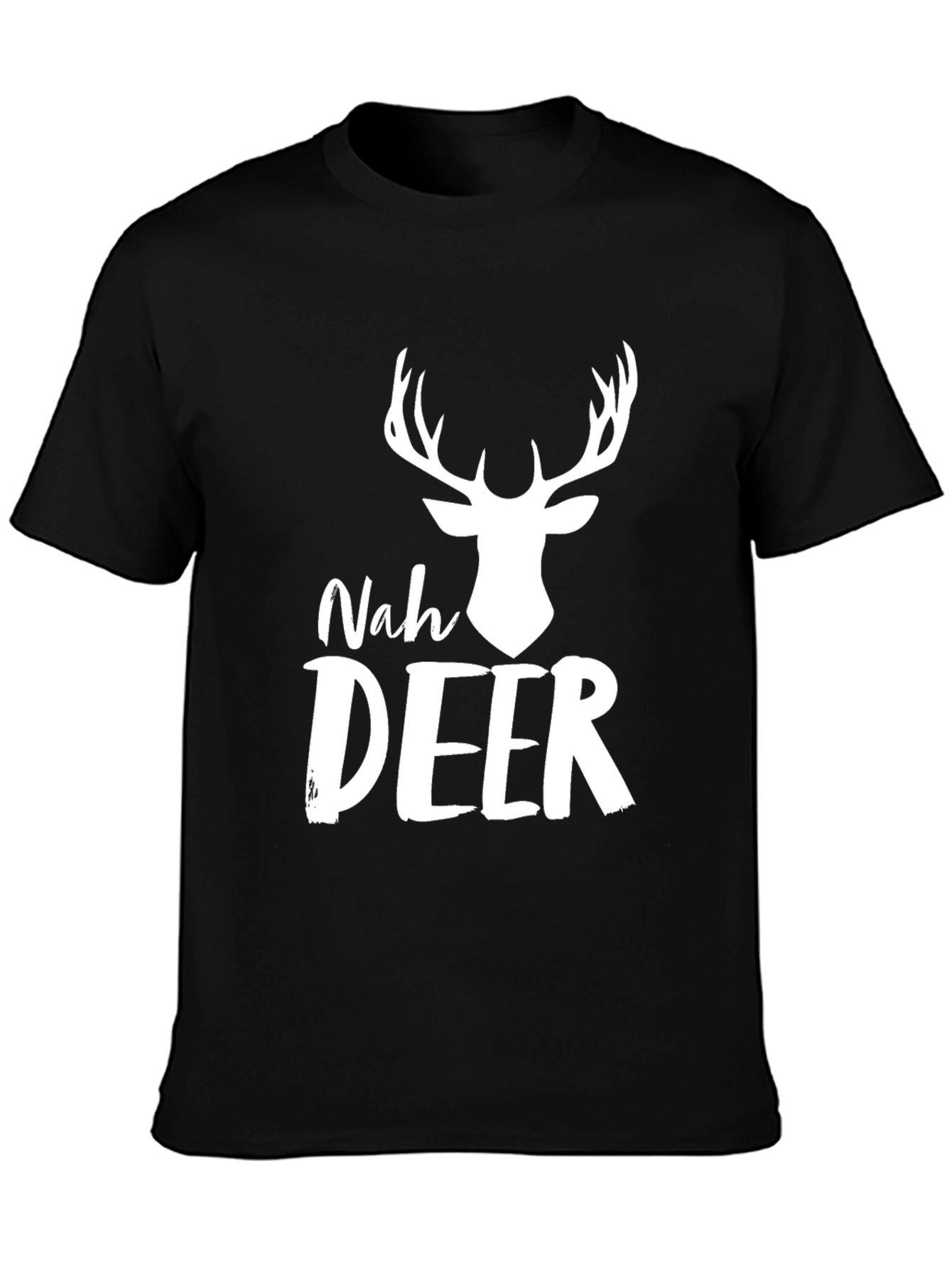 Nah Deer Mens Graphic T-Shirt
