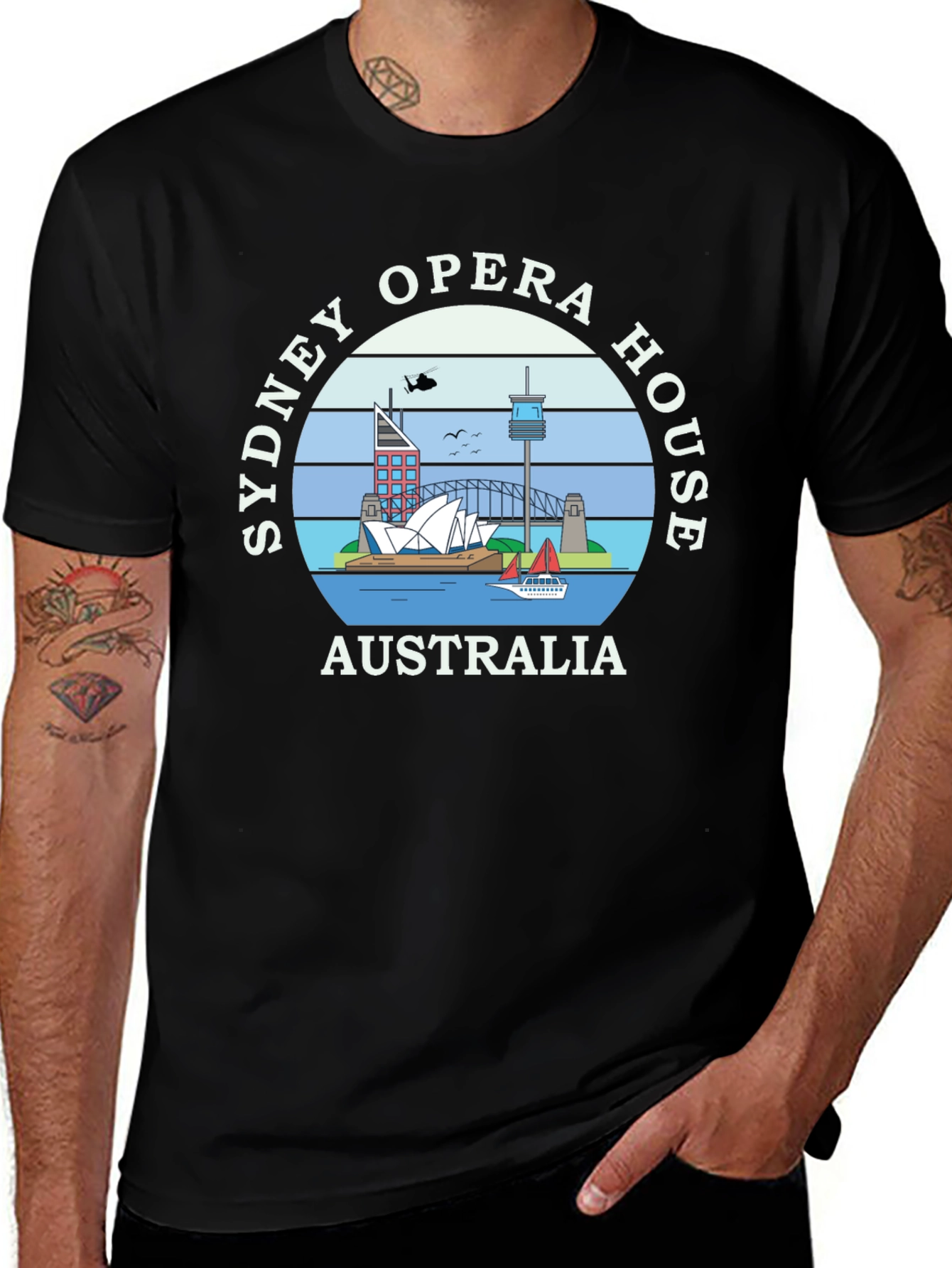 Sydney Opera House Australia Graphic Tee
