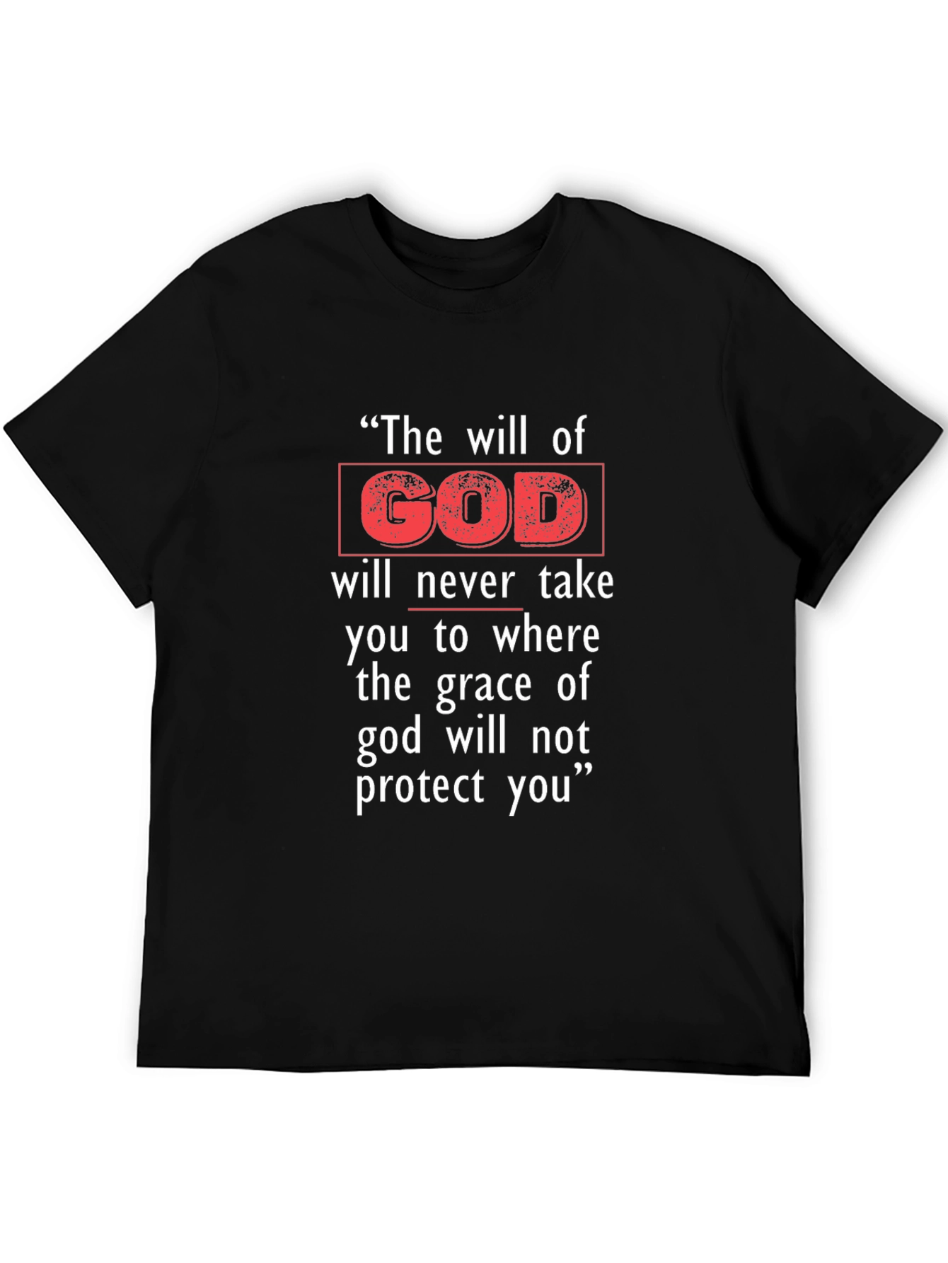 Inspirational Gods Will T-Shirt