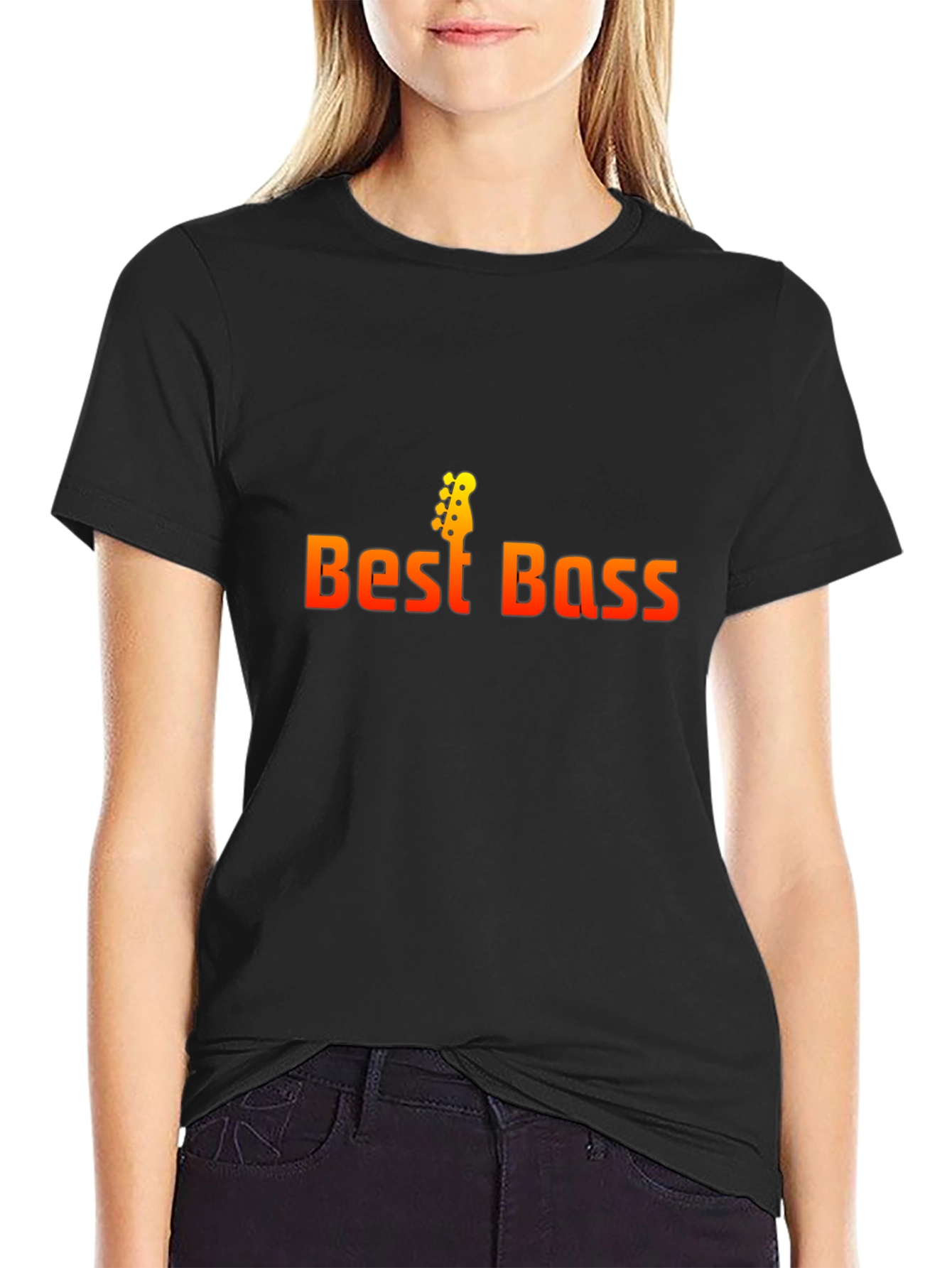 Best Bass Guitar Graphic Tee - Music Lover Shirt