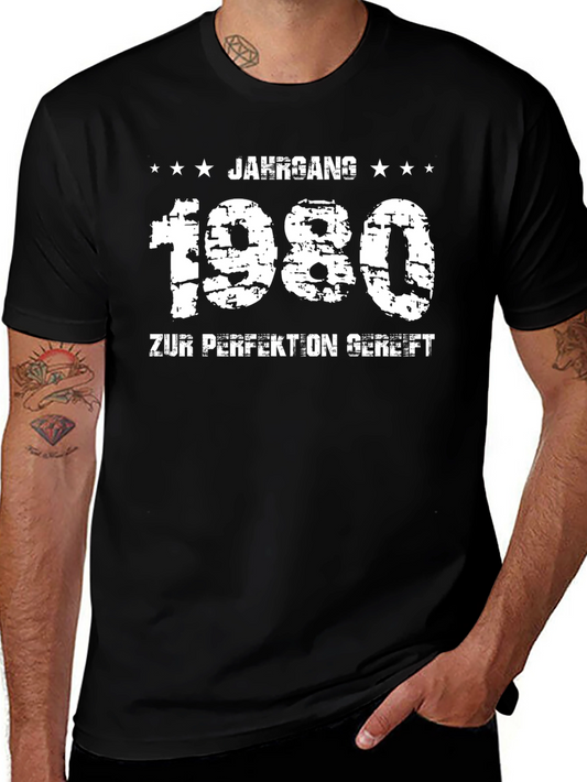 Vintage 1980 T-Shirt - Aged to Perfection