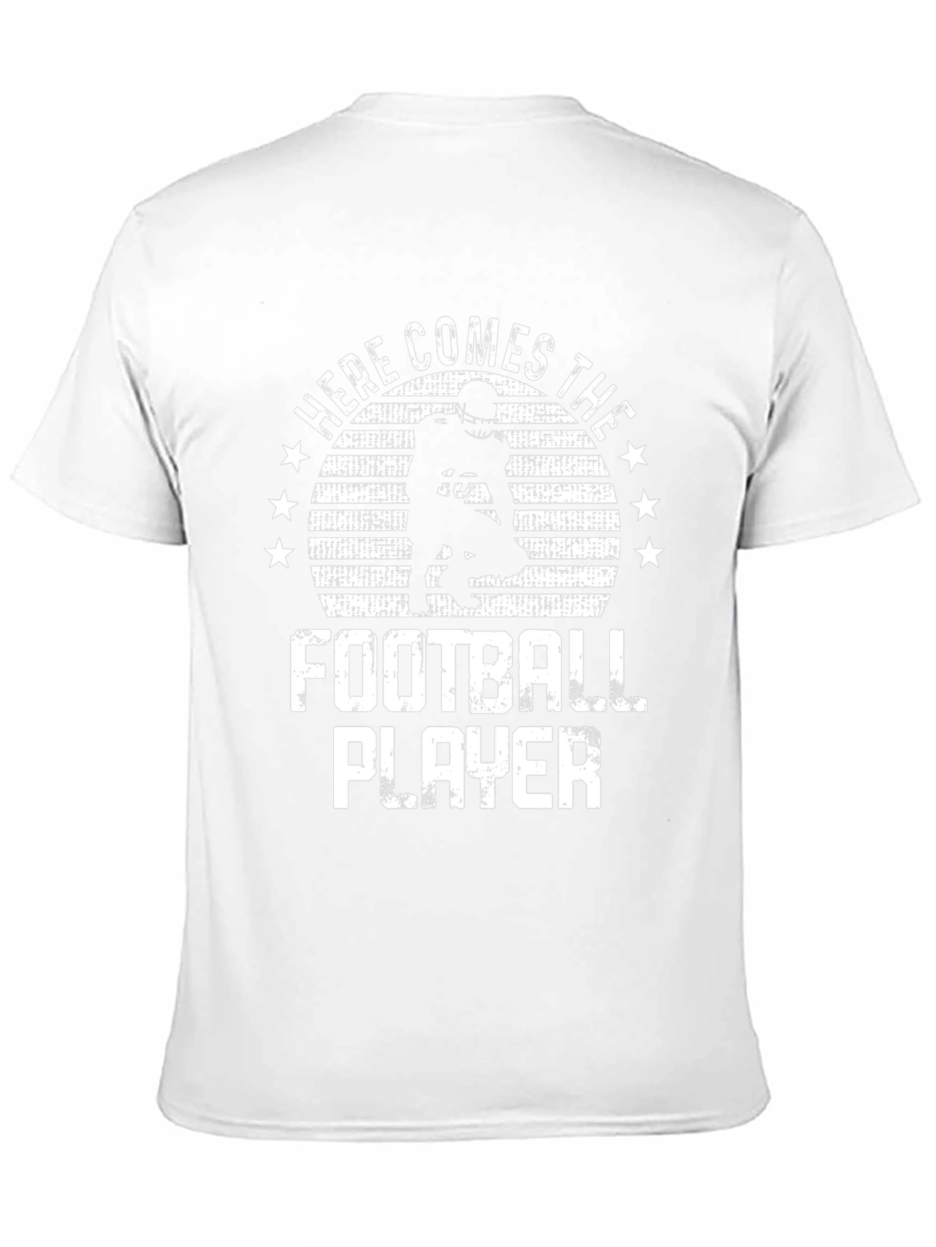 Here Comes The Football Player Graphic T-Shirt
