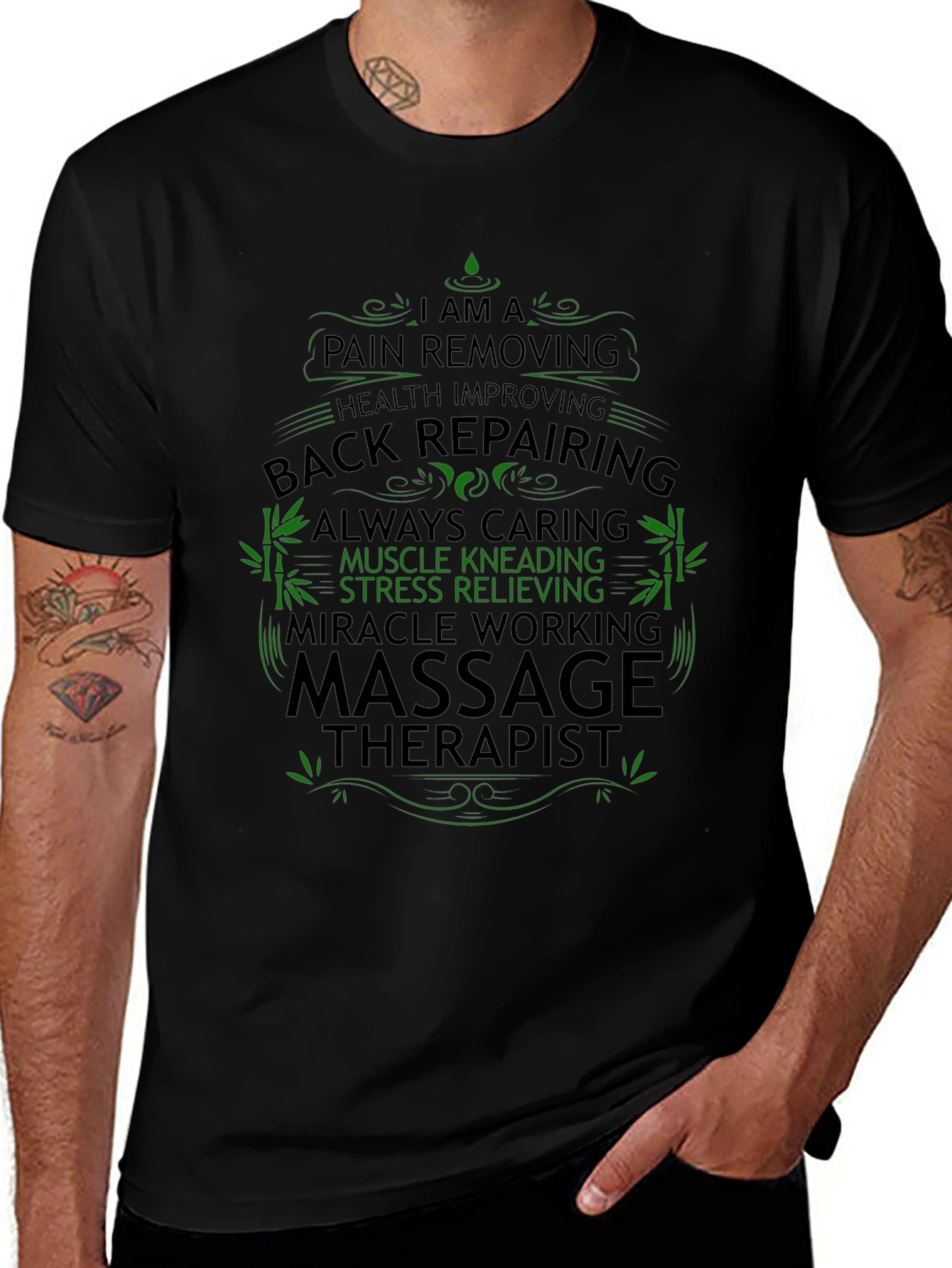 Massage Therapist T-Shirt - Back Repairing Pain Removing
