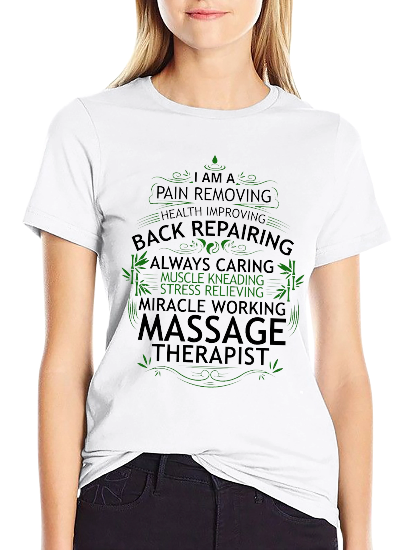 Massage Therapist T-Shirt - Back Repairing Pain Removing
