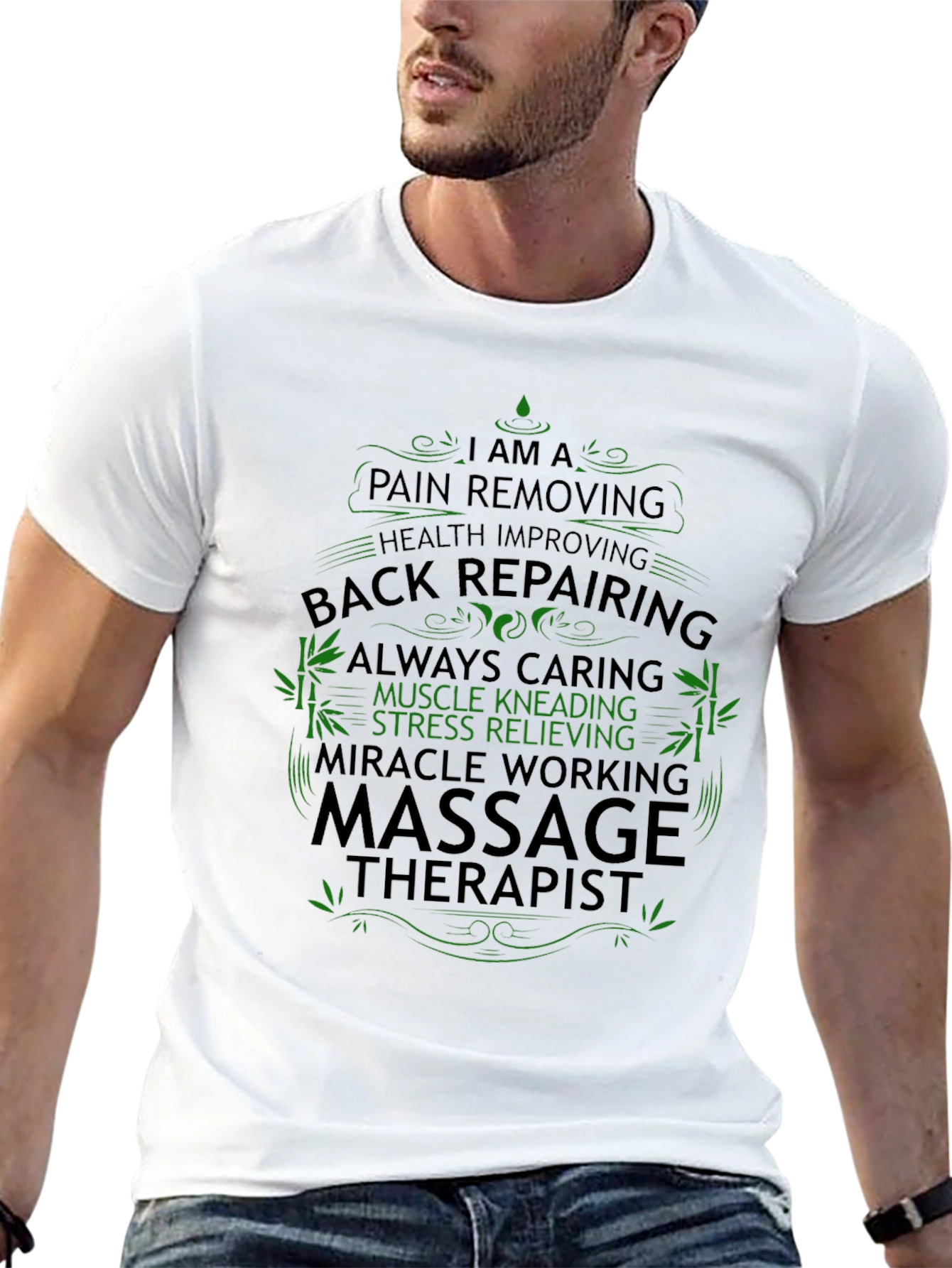 Massage Therapist T-Shirt - Back Repairing Pain Removing