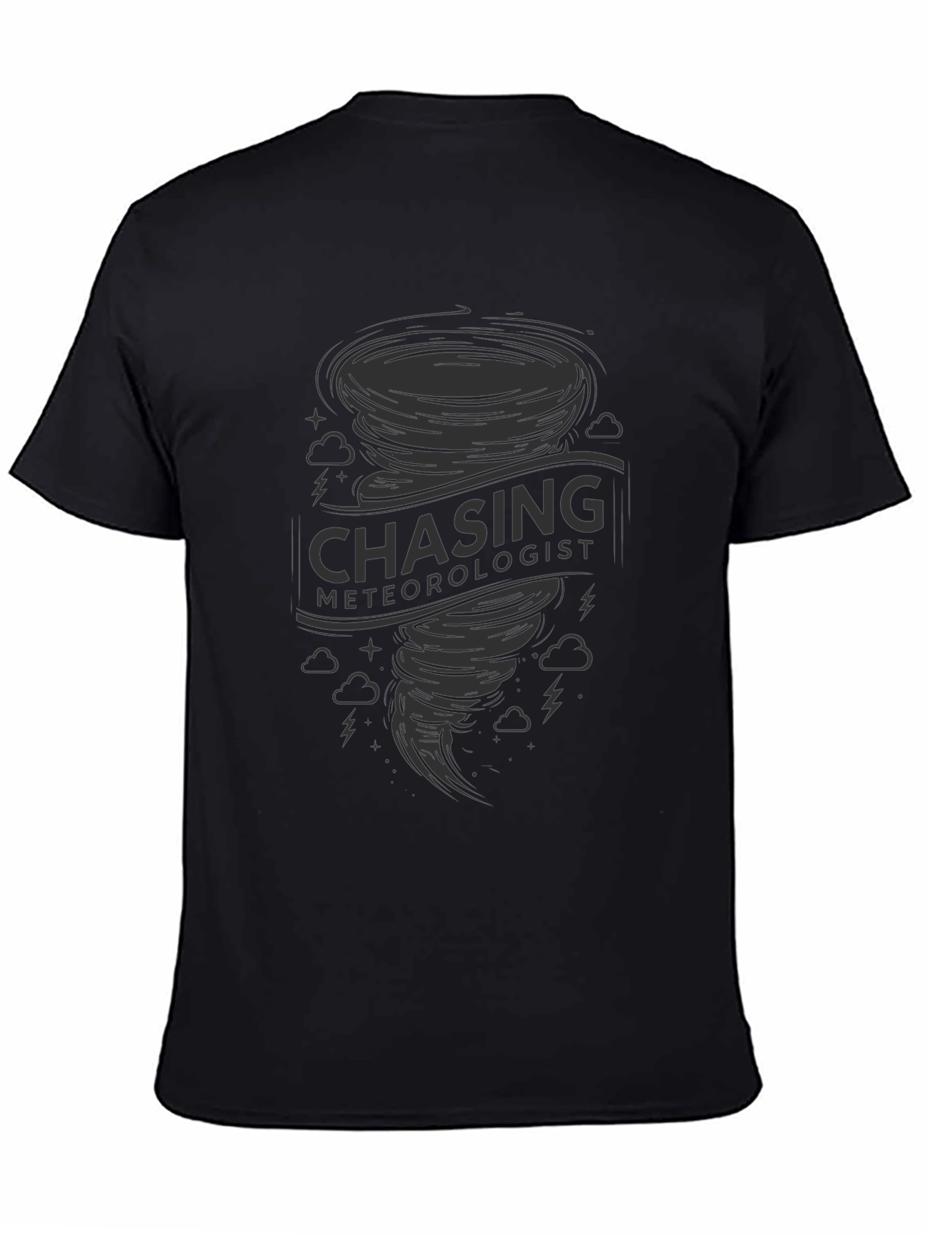 Chasing Meteorologist Tornado Graphic T-Shirt