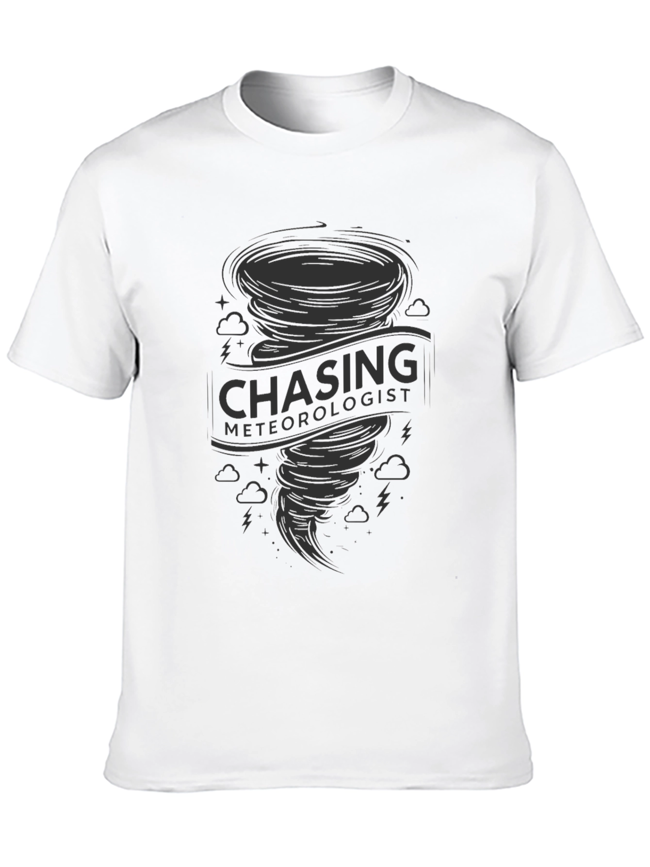 Chasing Meteorologist Tornado Graphic T-Shirt