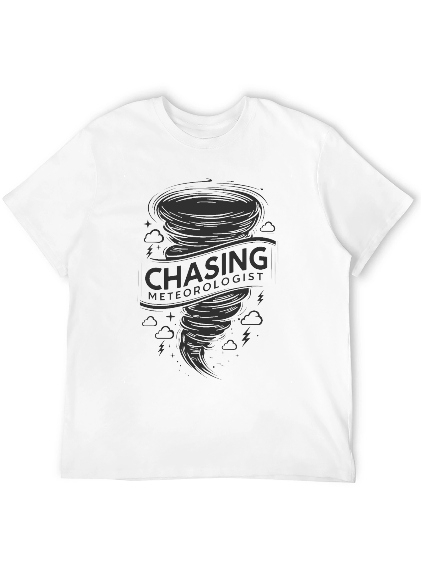 Chasing Meteorologist Tornado Graphic T-Shirt