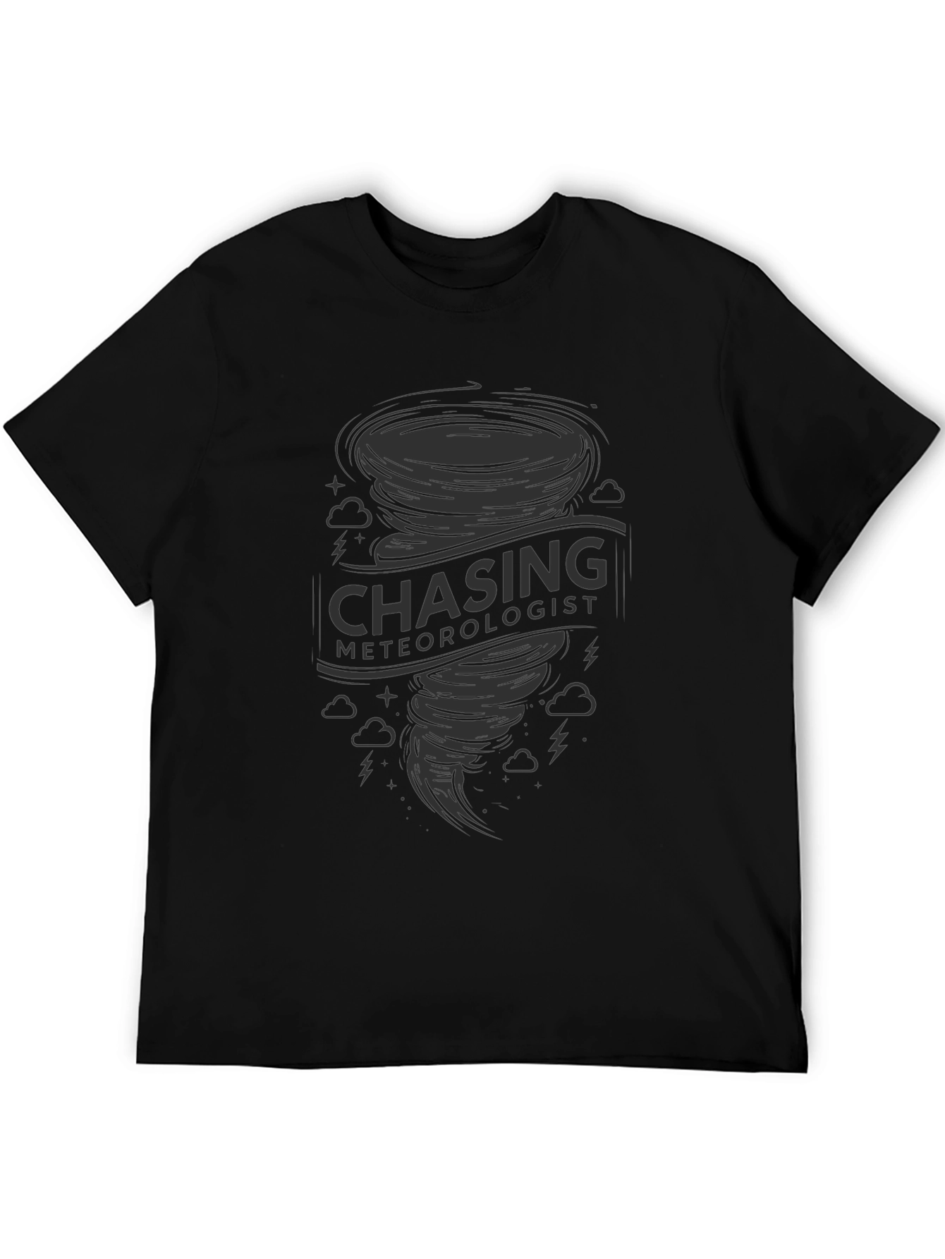 Chasing Meteorologist Tornado Graphic T-Shirt