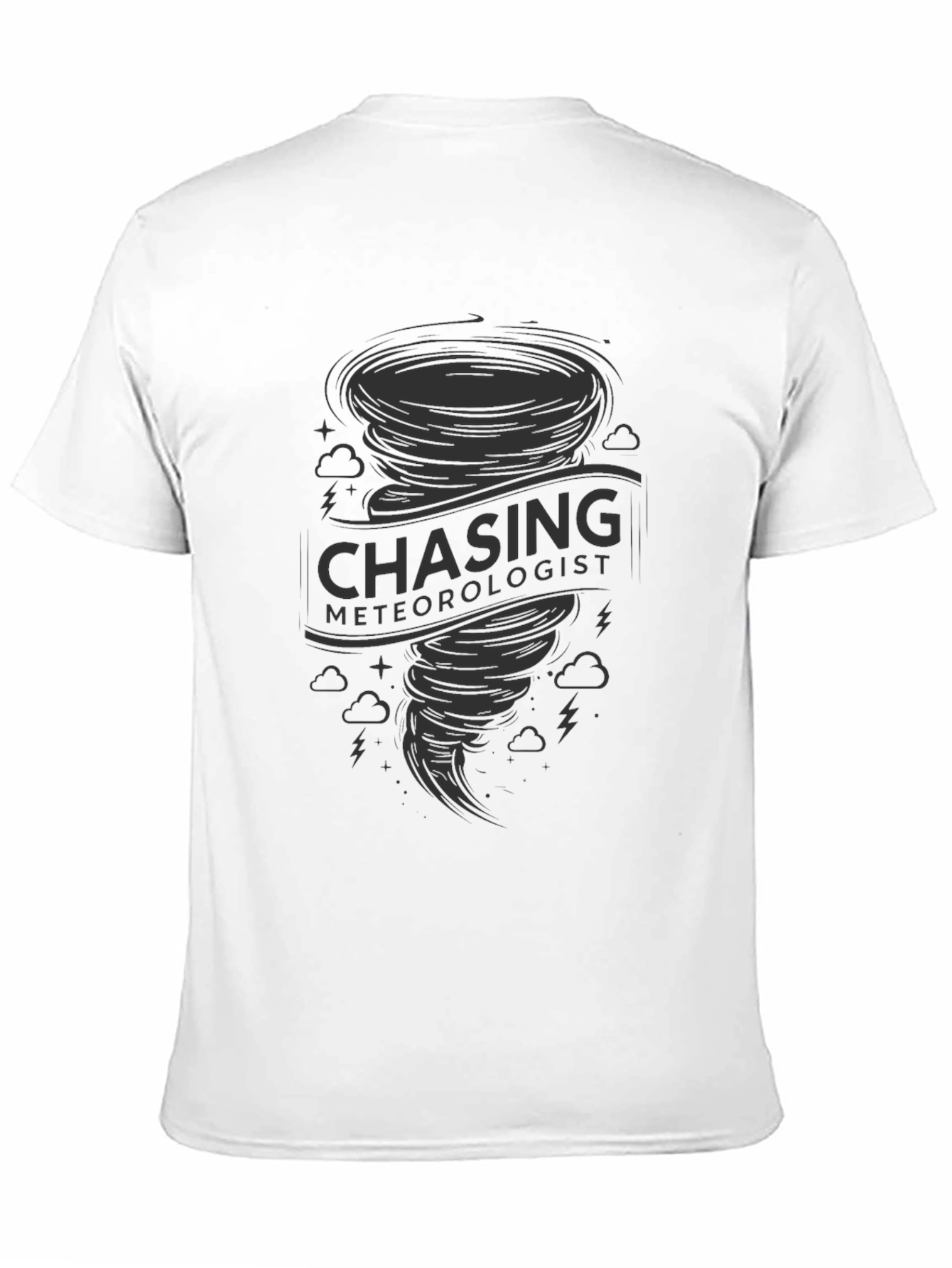 Chasing Meteorologist Tornado Graphic T-Shirt