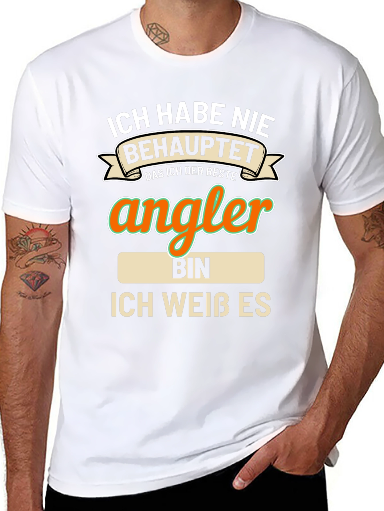 Funny Angler T-Shirt - Ich Habe Nie Behauptet