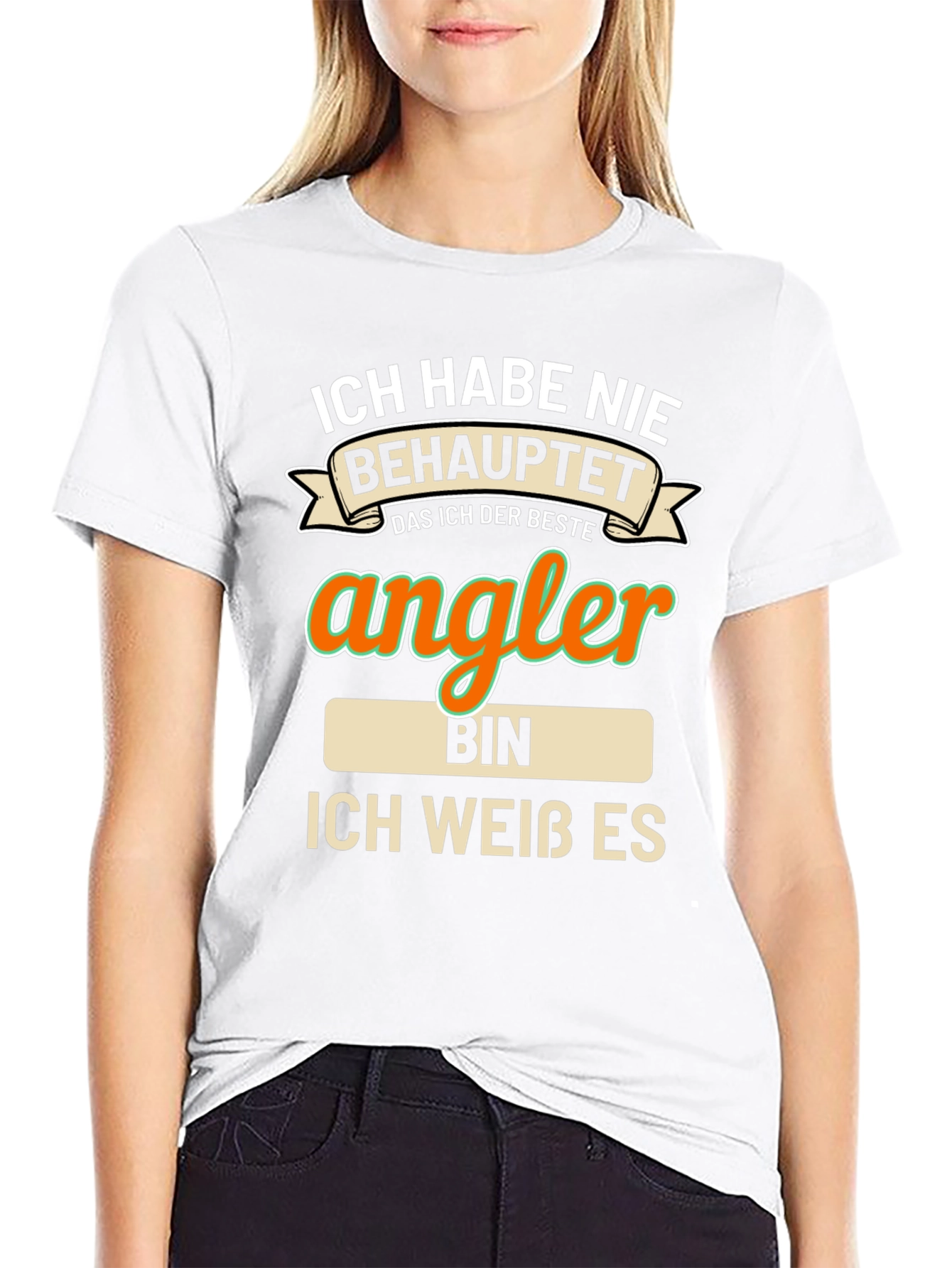 Funny Angler T-Shirt - Ich Habe Nie Behauptet