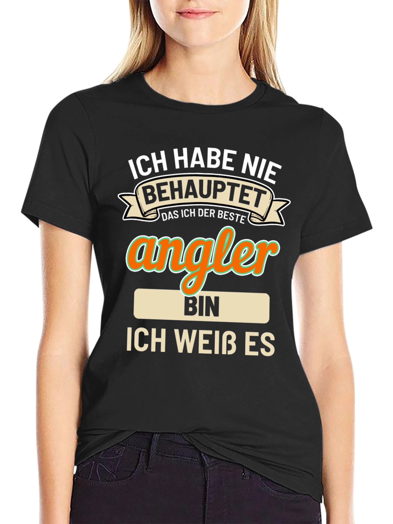 Funny Angler T-Shirt - Ich Habe Nie Behauptet