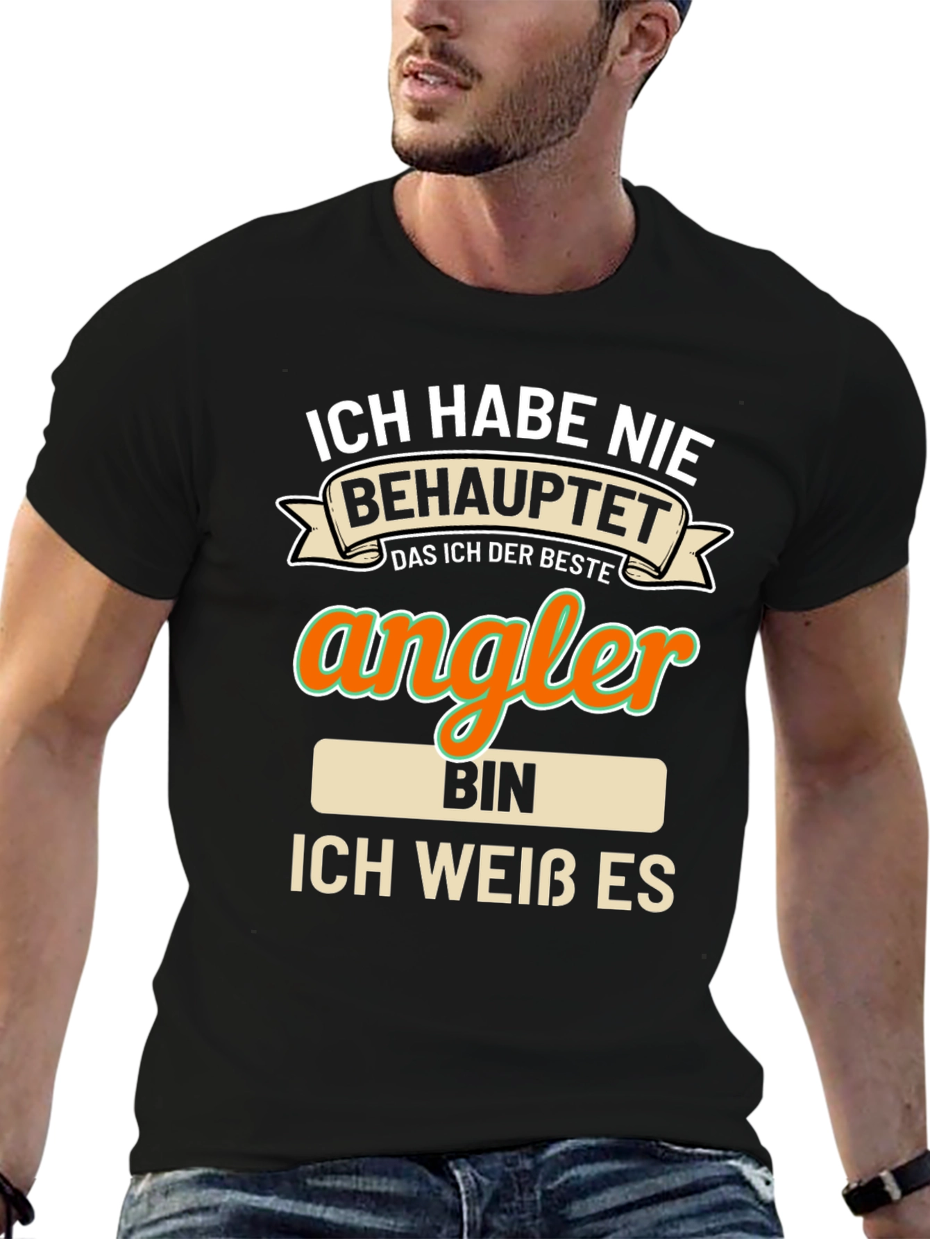 Funny Angler T-Shirt - Ich Habe Nie Behauptet