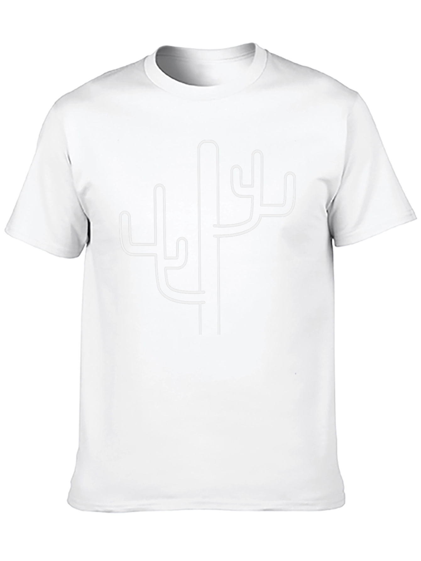 Cactus Graphic Tee - Modern Desert Style