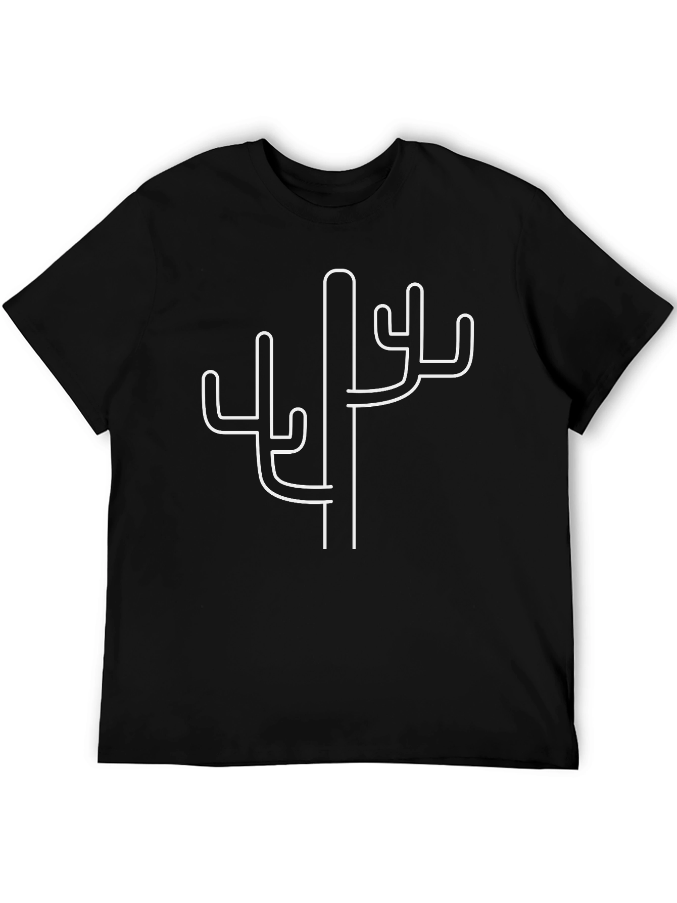 Cactus Graphic Tee - Modern Desert Style