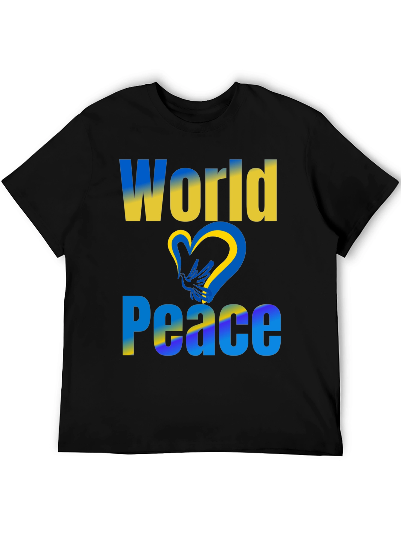 World Peace Ukraine Flag T-Shirt