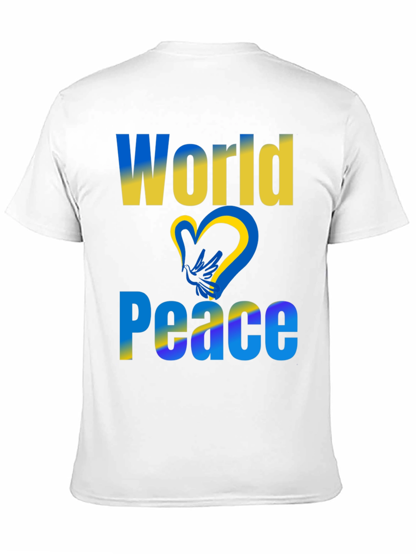 World Peace Ukraine Flag T-Shirt