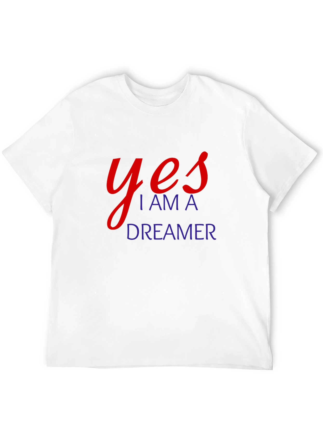 Yes I am a Dreamer Black Tee Shirt