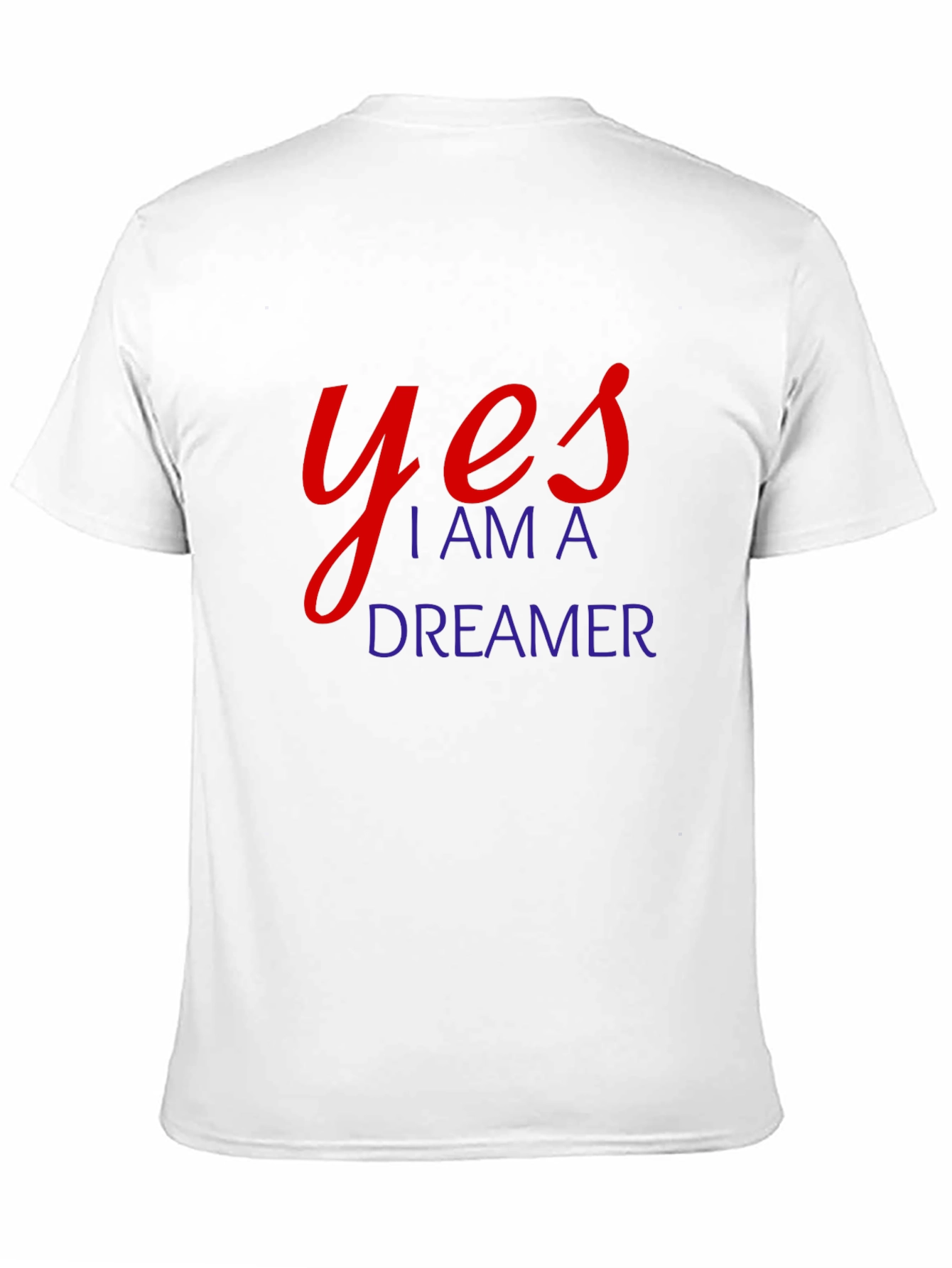 Yes I am a Dreamer Black Tee Shirt