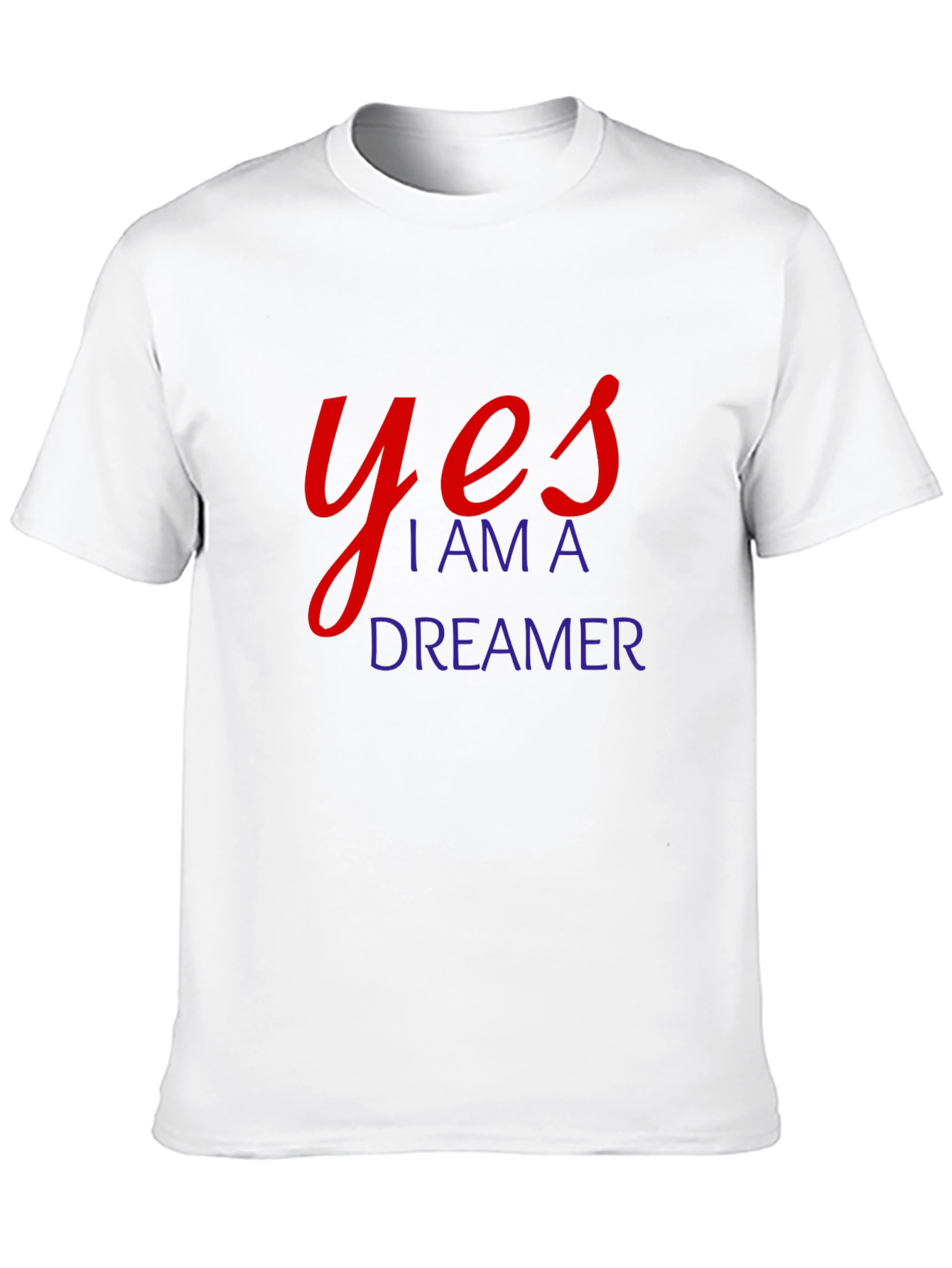 Yes I am a Dreamer Black Tee Shirt