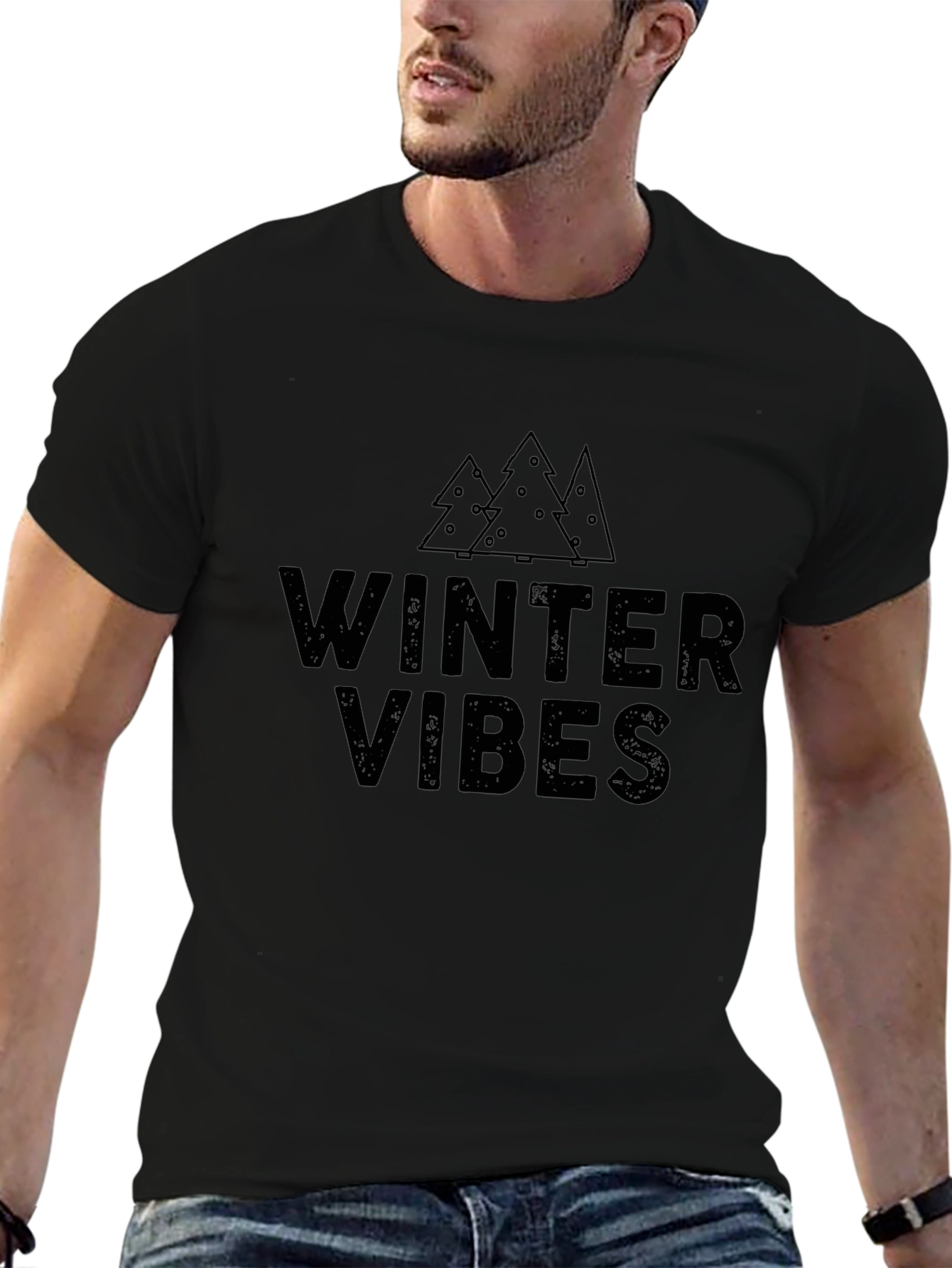 Winter Vibes Graphic Tee - Unisex Holiday T-Shirt
