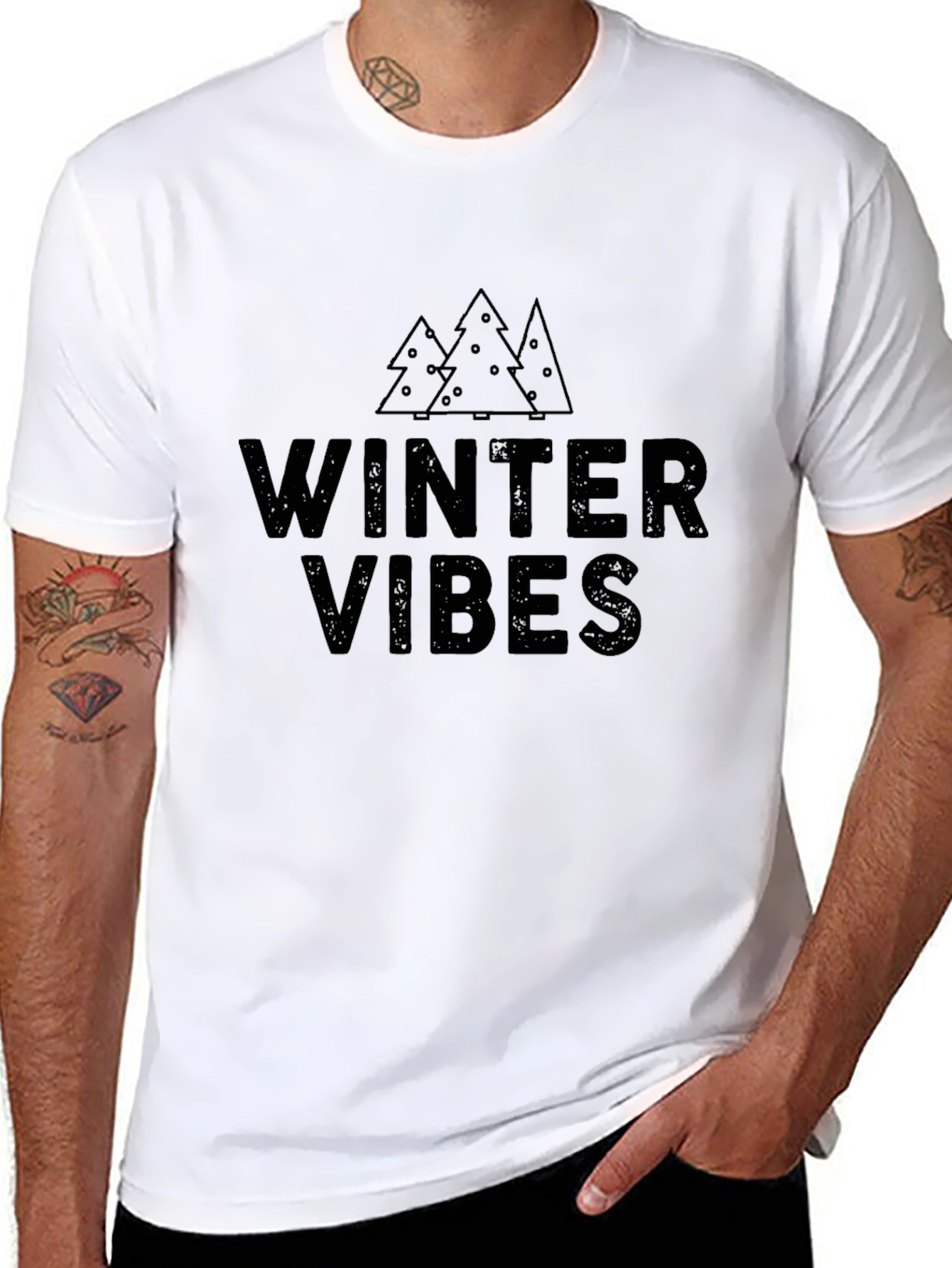 Winter Vibes Graphic Tee - Unisex Holiday T-Shirt