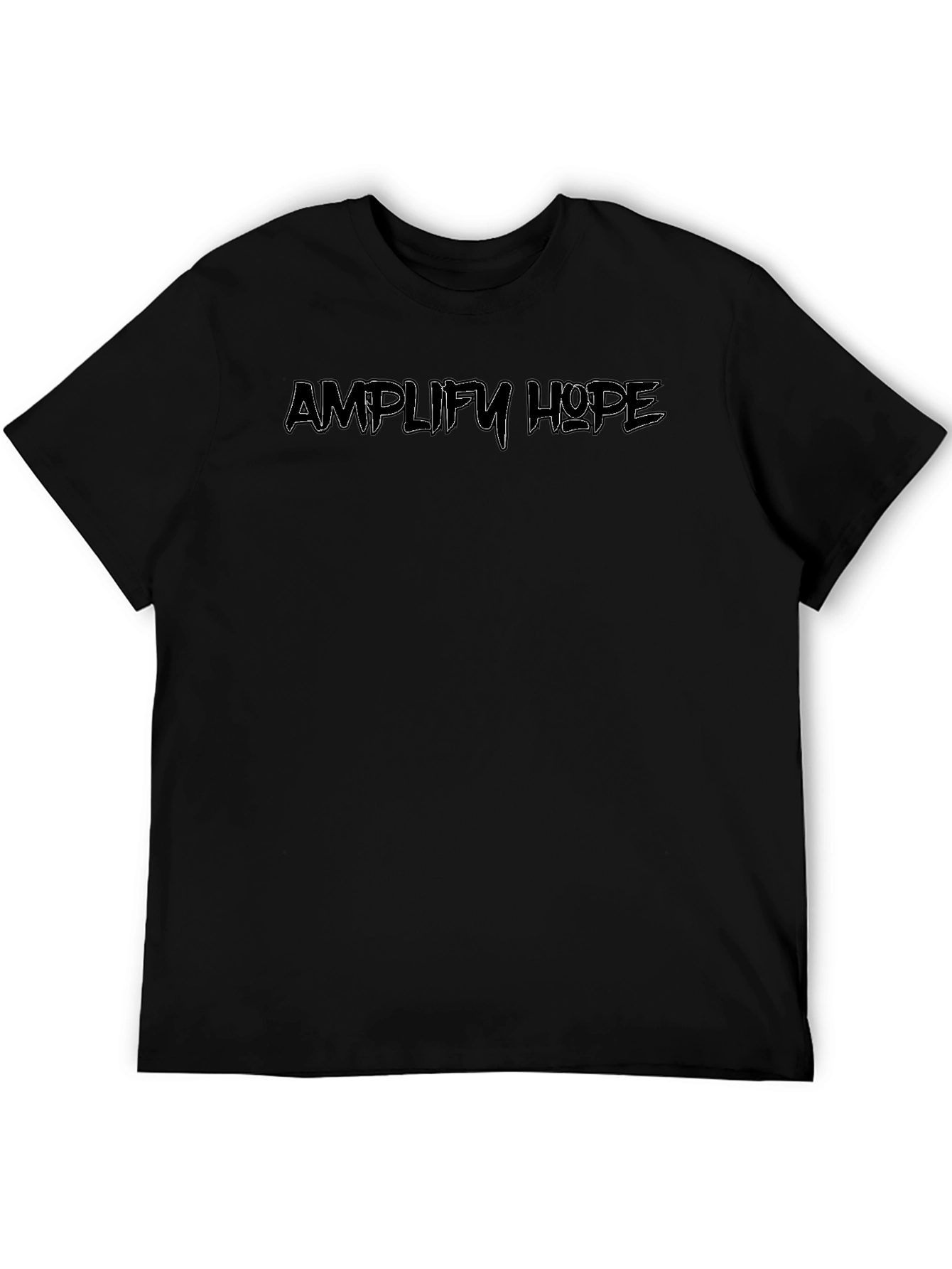 Amplify Hope Black Graphic T-Shirt