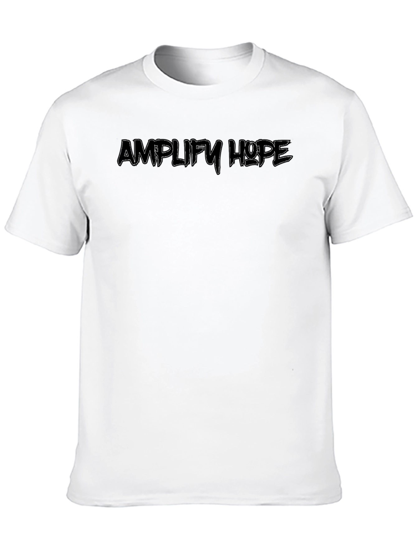 Amplify Hope Black Graphic T-Shirt