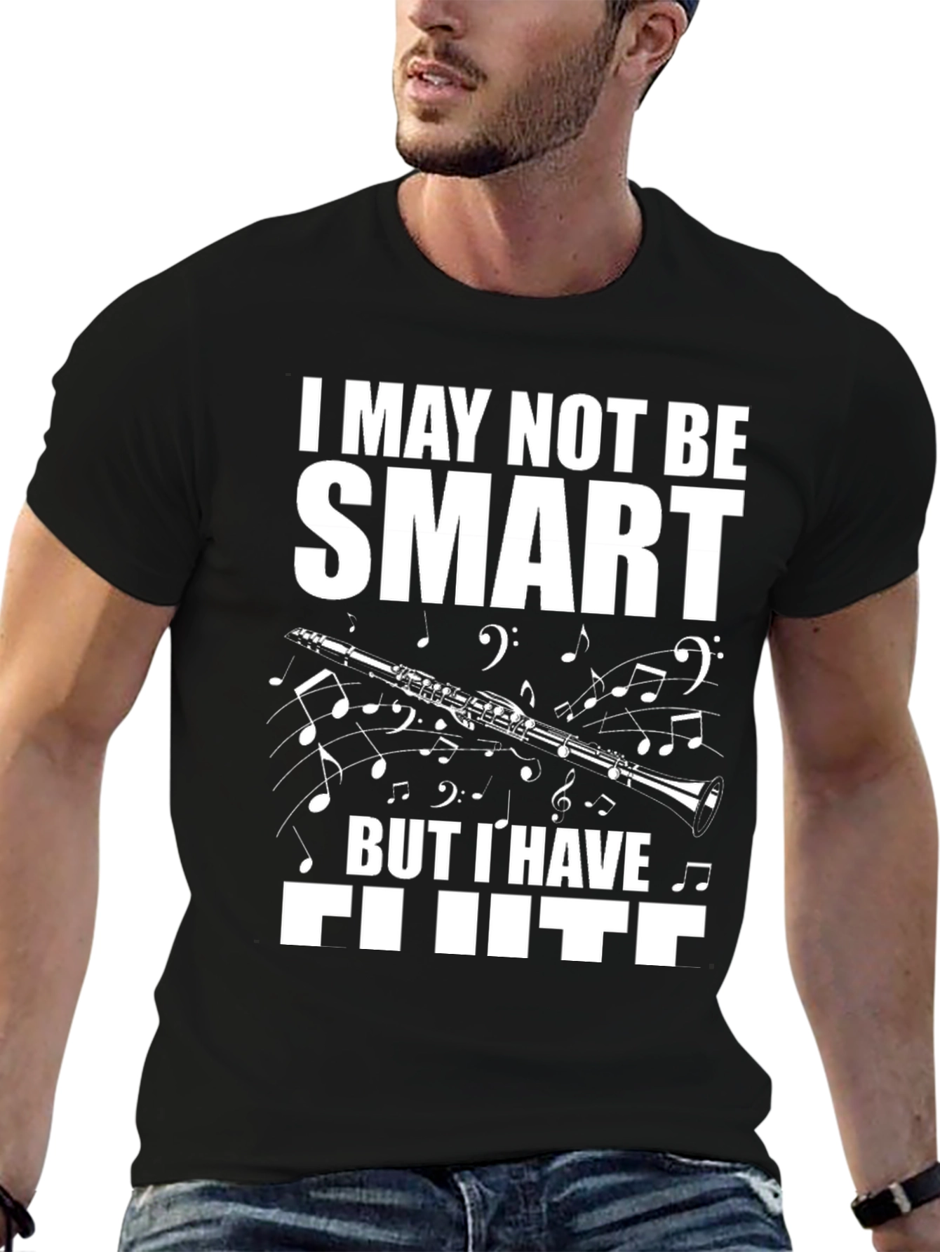Funny Clarinet T-Shirt: I May Not Be Smart