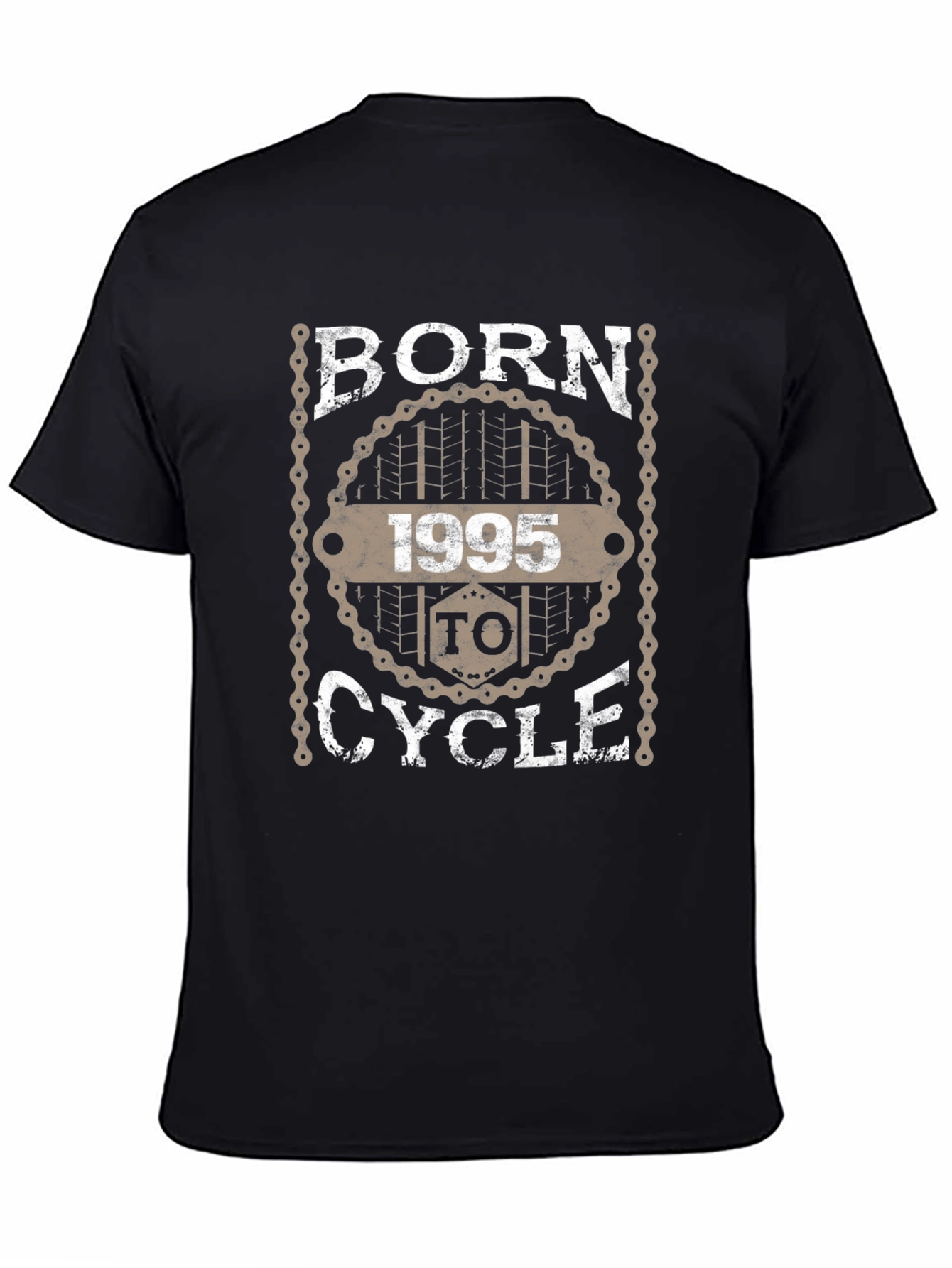 Born to Cycle 1995 Graphic Tee - Black