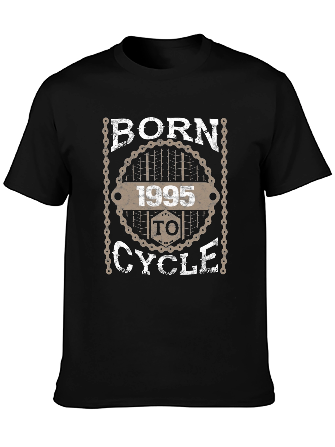 Born to Cycle 1995 Graphic Tee - Black