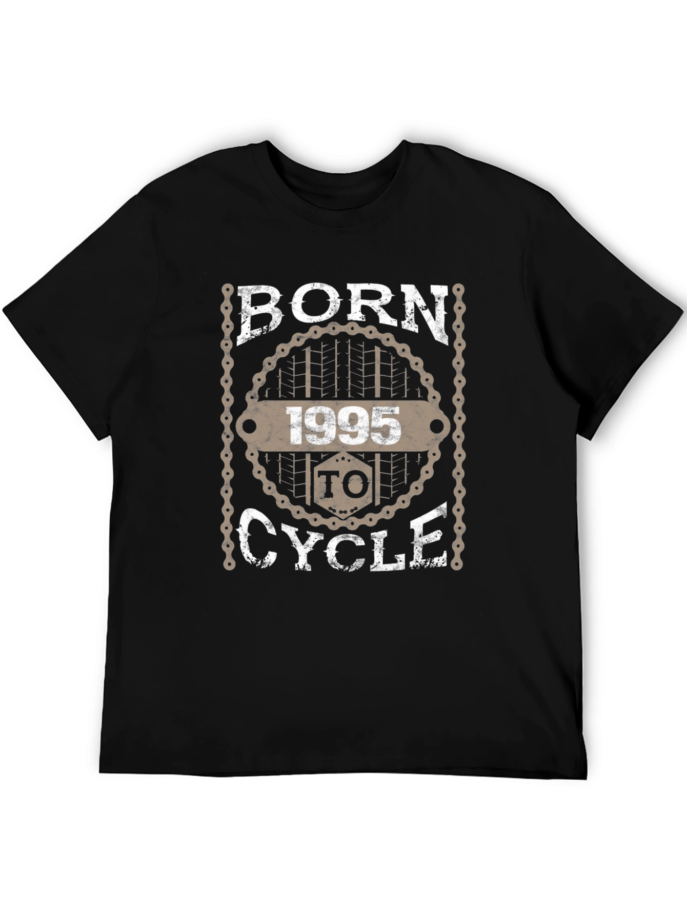 Born to Cycle 1995 Graphic Tee - Black