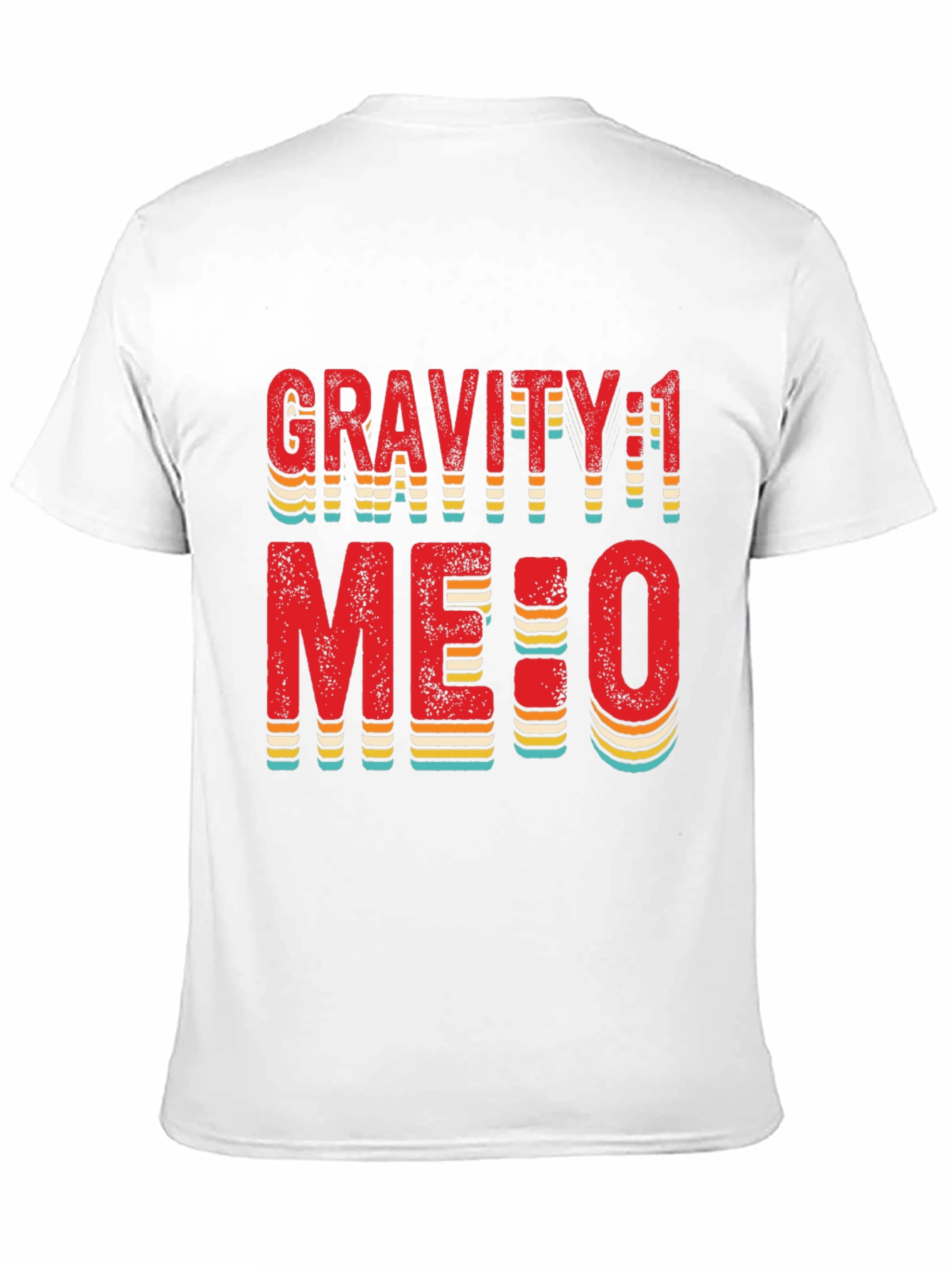 Gravity 1 Me:0 T-Shirt Black Cotton