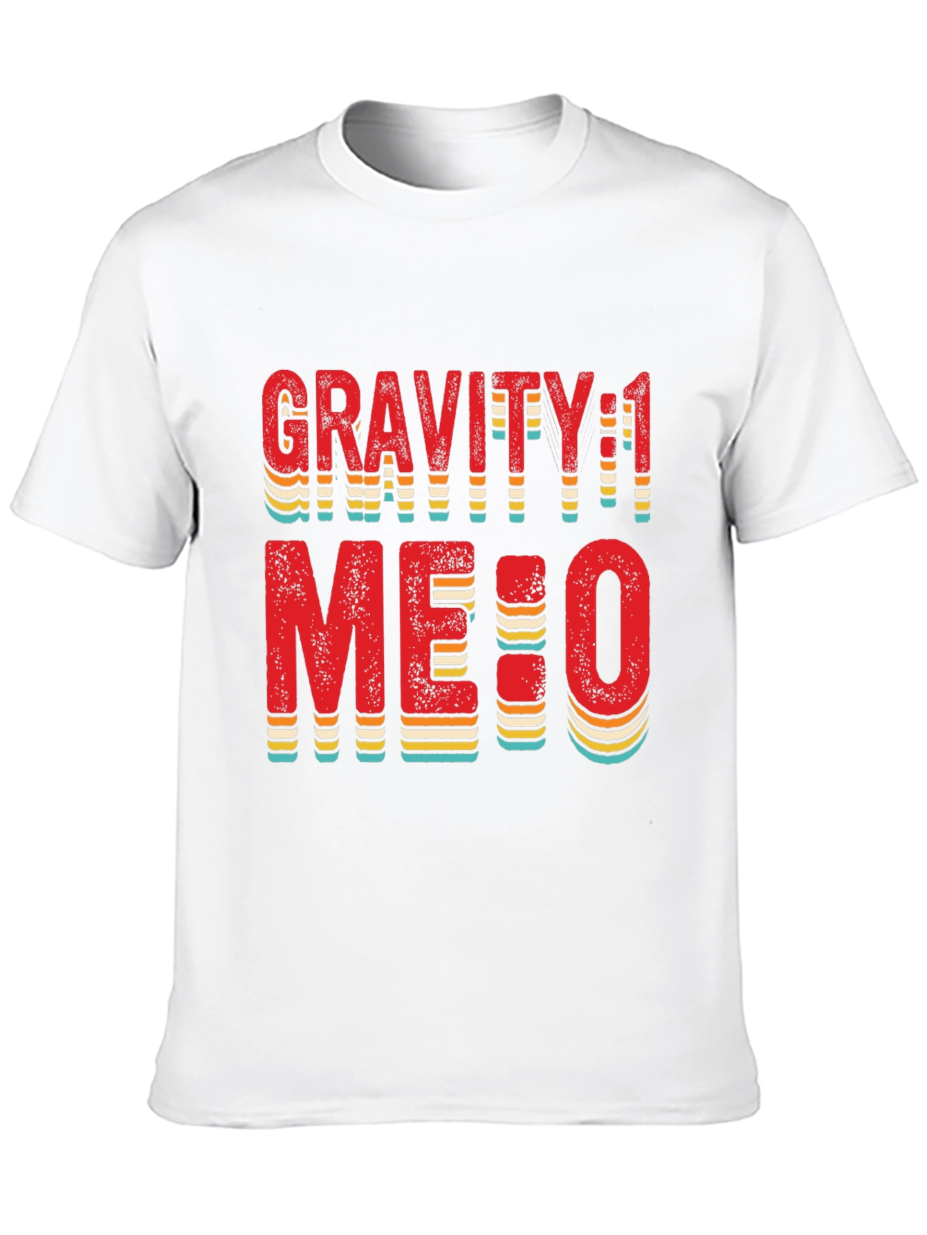 Gravity 1 Me:0 T-Shirt Black Cotton