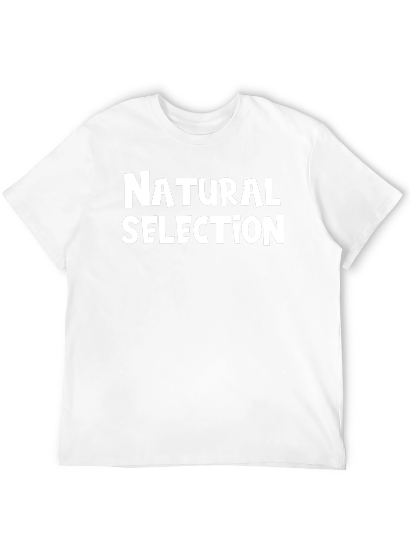 Natural Selection Graphic T-Shirt - Black Cotton Tee