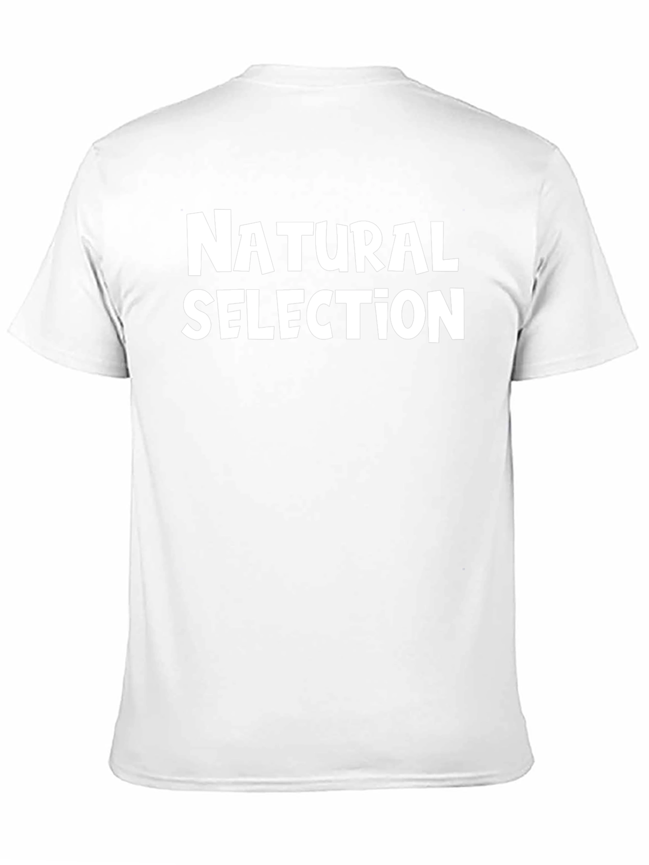 Natural Selection Graphic T-Shirt - Black Cotton Tee