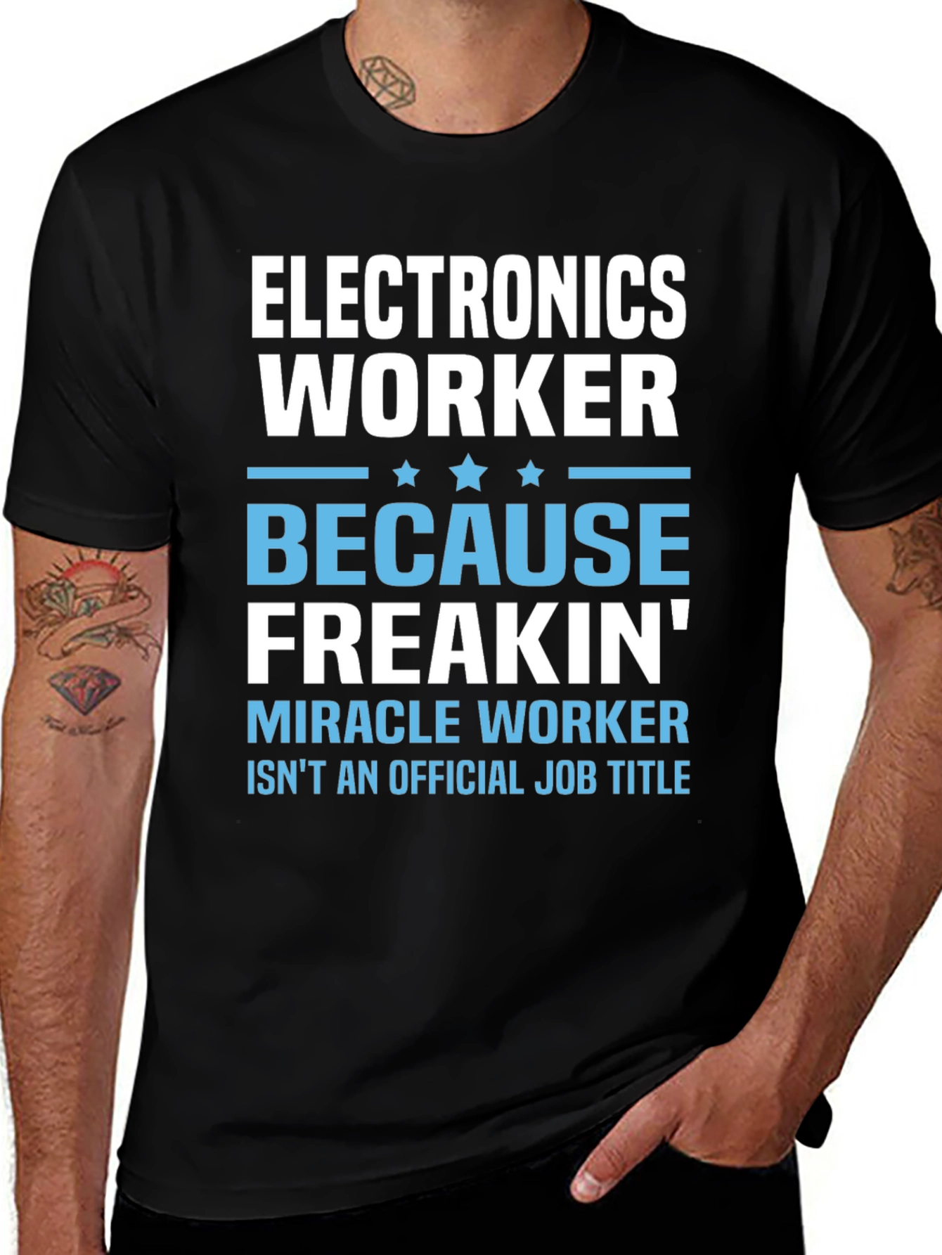 Electronics Worker T-Shirt - Miracle Worker