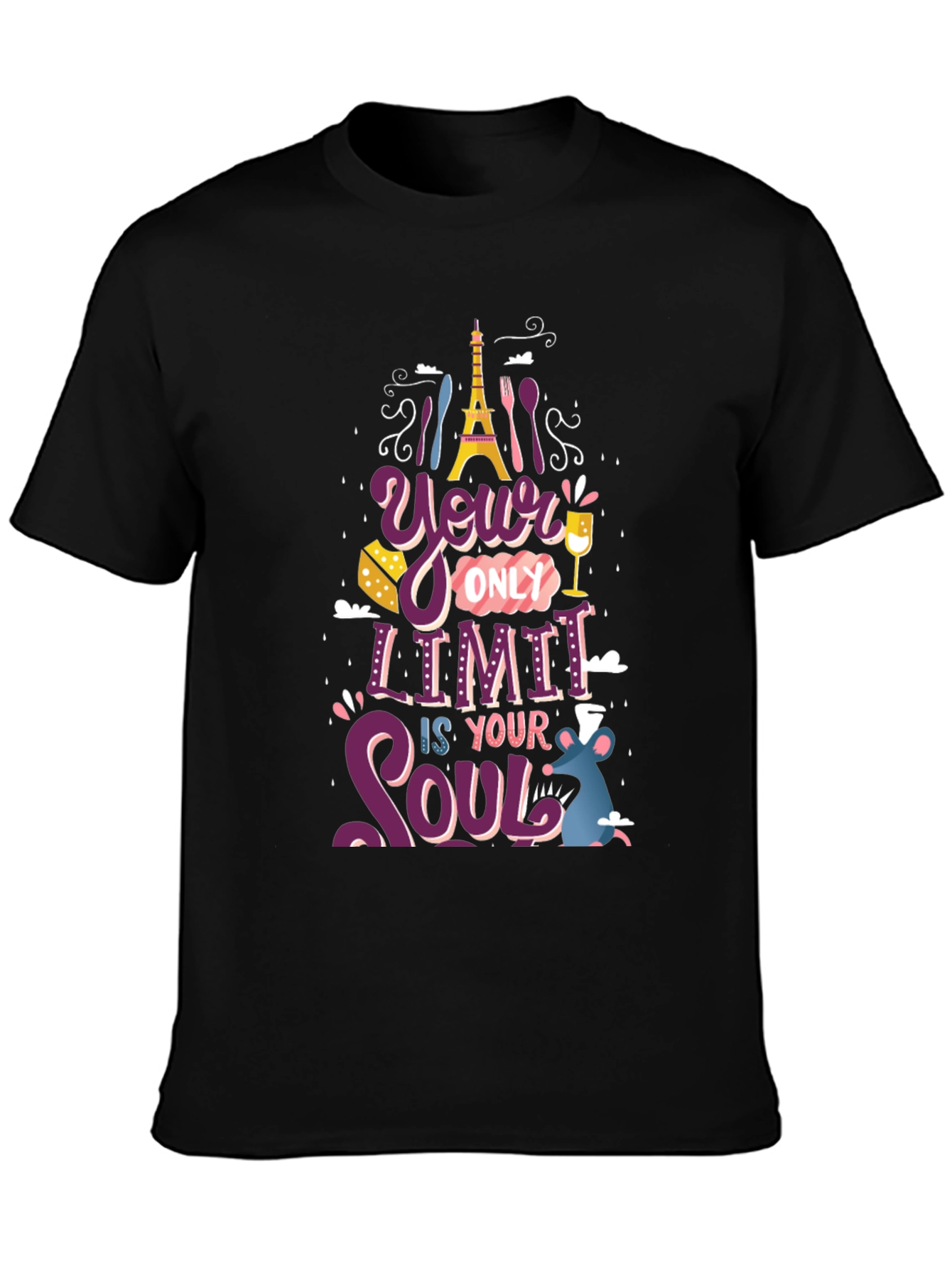 Parisian Foodie T-Shirt: Soul Limit