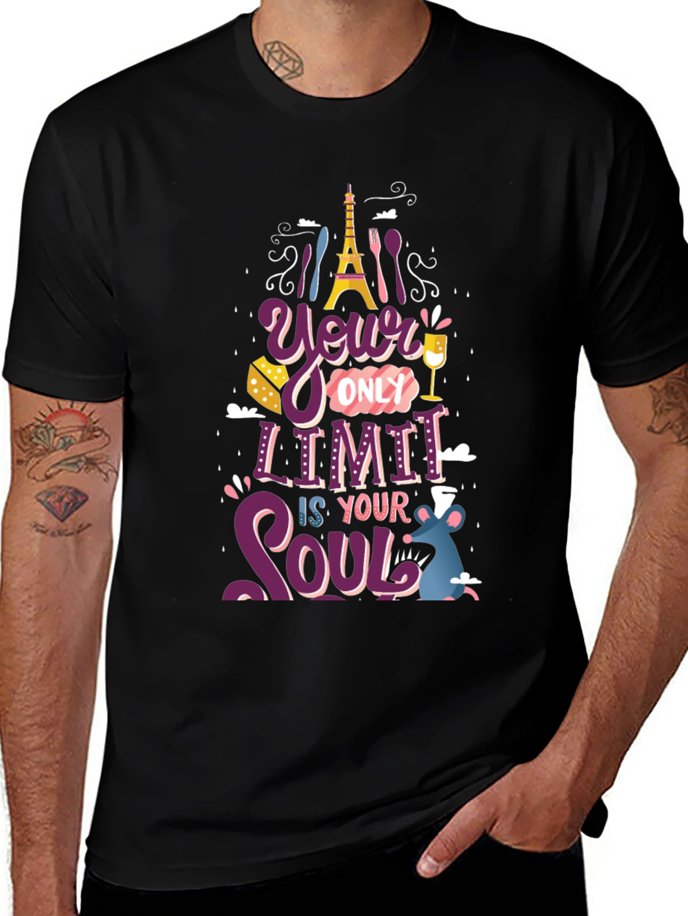 Parisian Foodie T-Shirt: Soul Limit