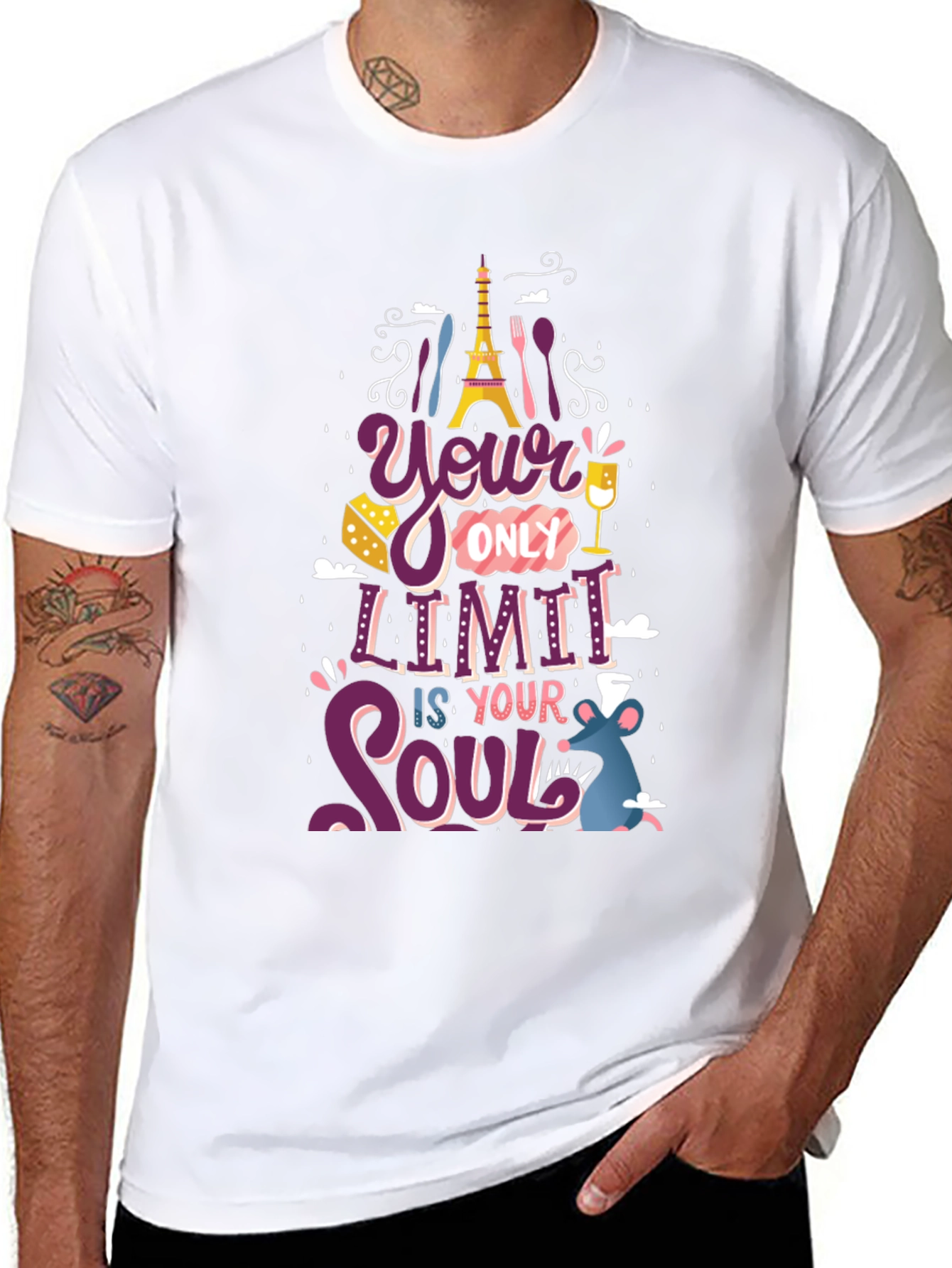 Parisian Foodie T-Shirt: Soul Limit