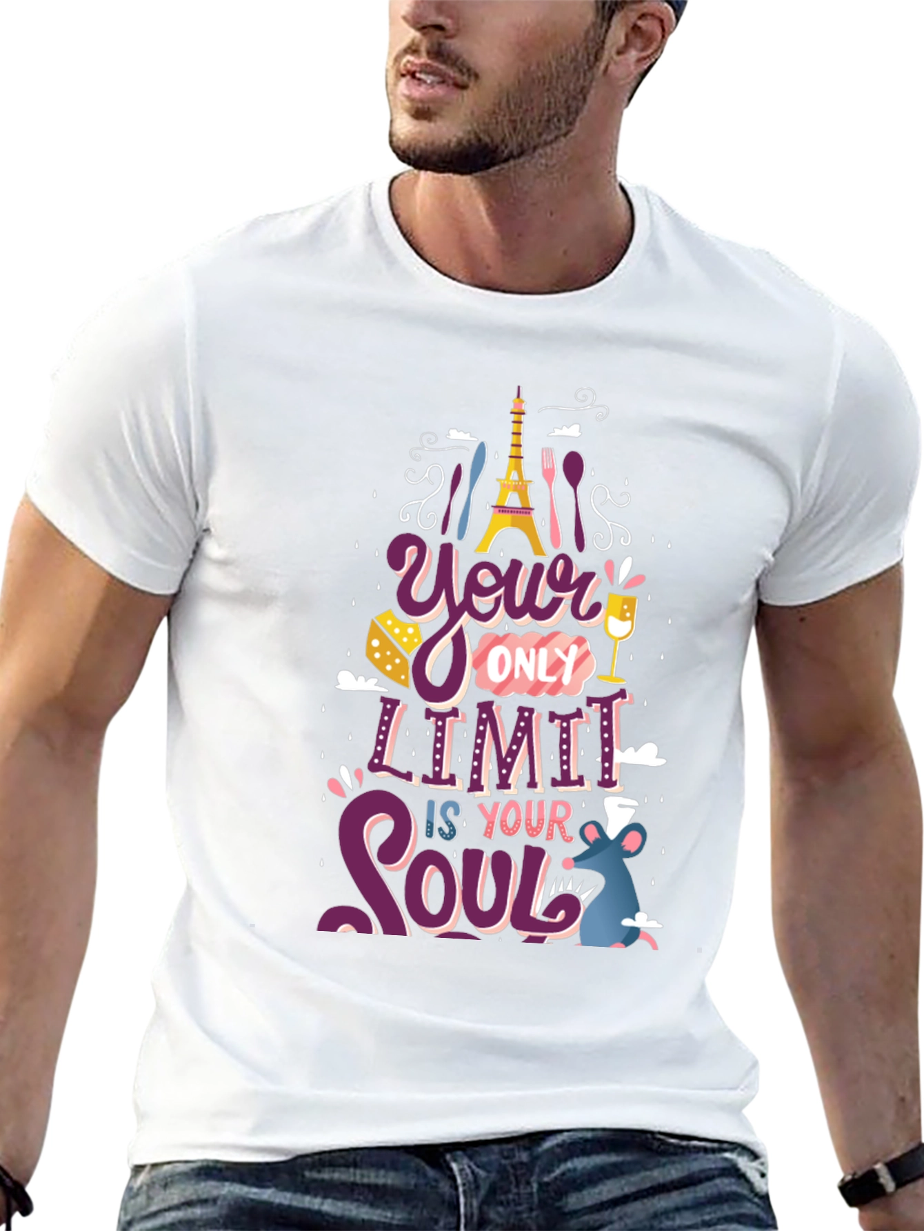 Parisian Foodie T-Shirt: Soul Limit