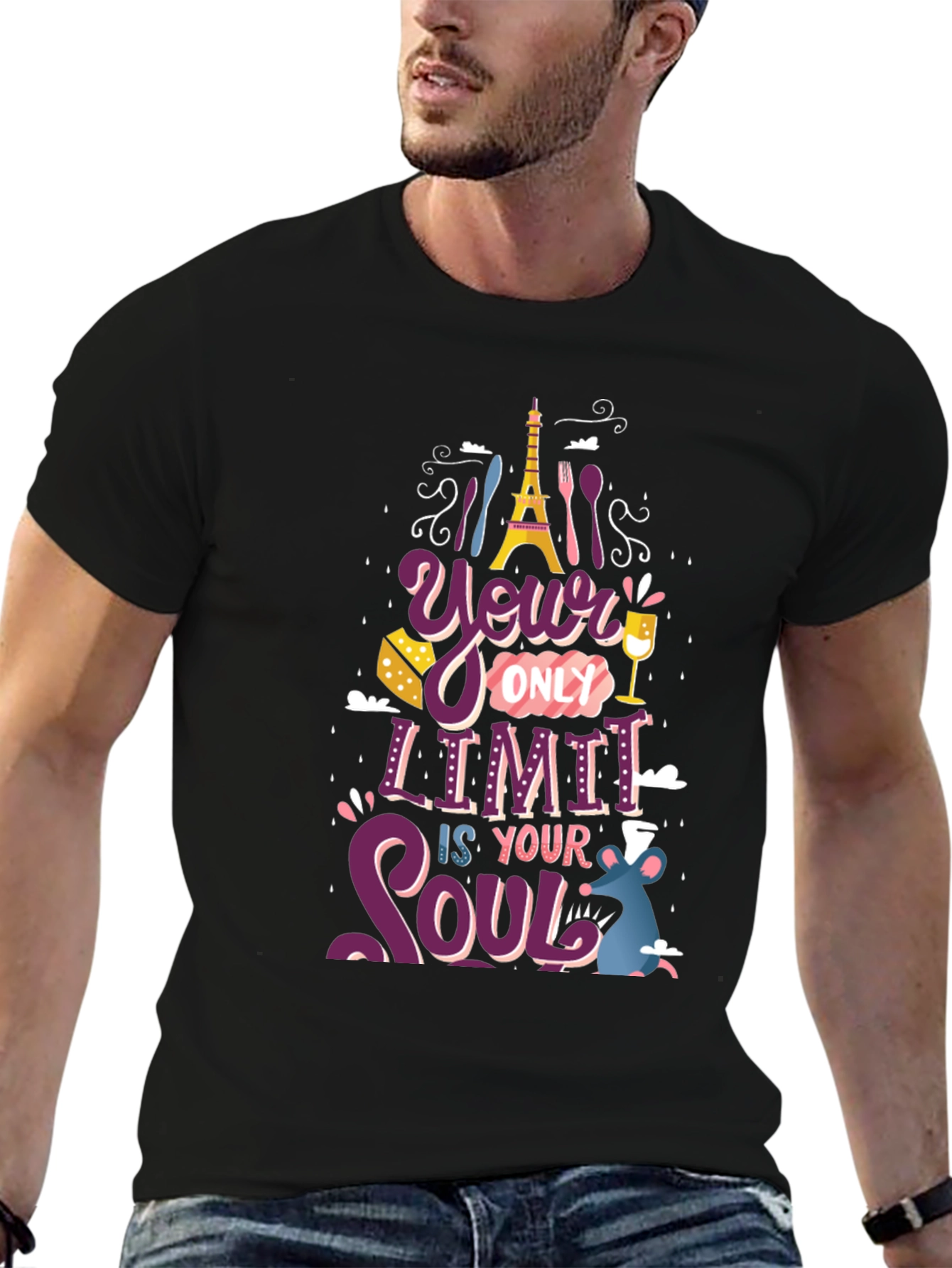Parisian Foodie T-Shirt: Soul Limit