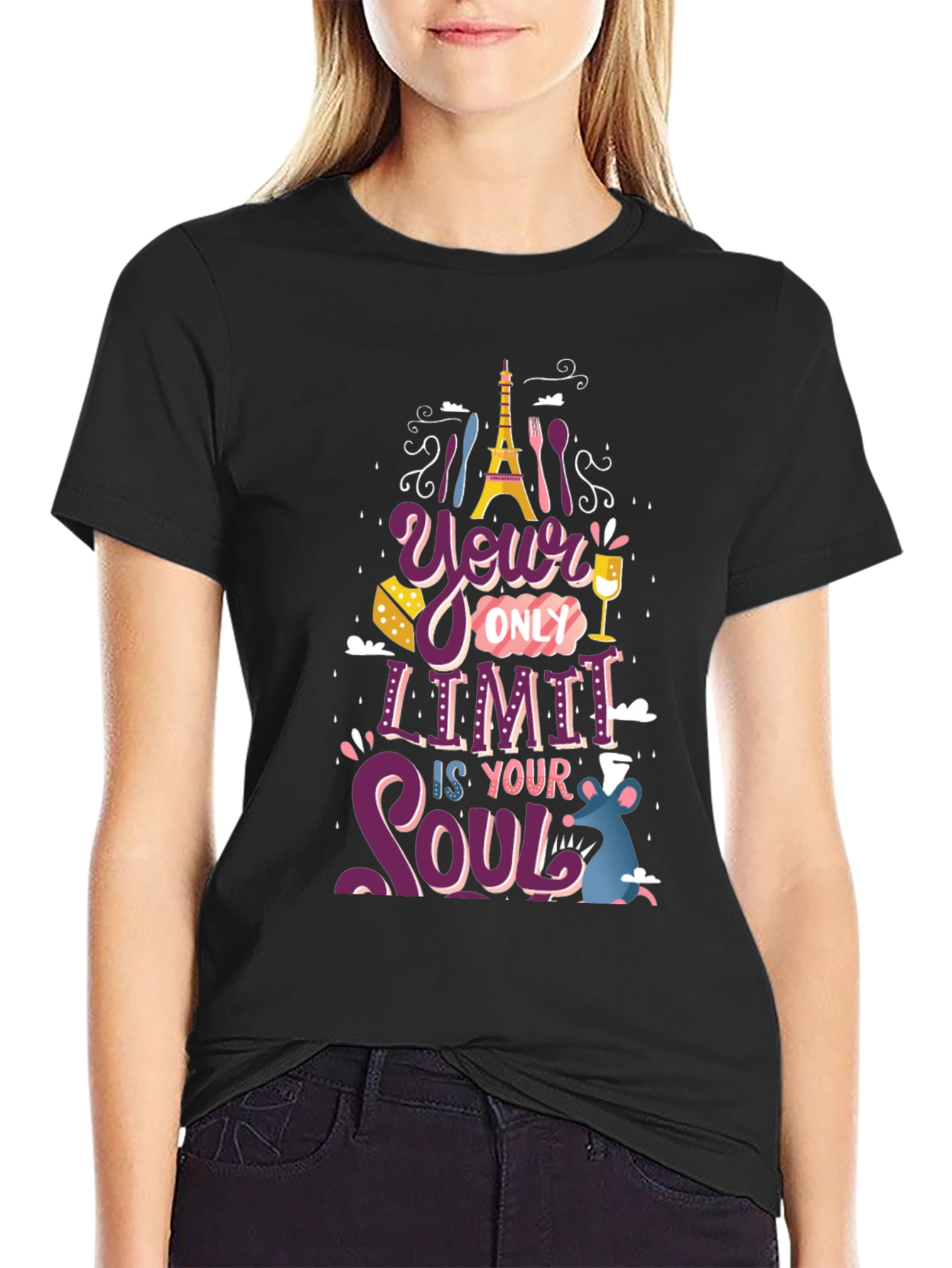 Parisian Foodie T-Shirt: Soul Limit