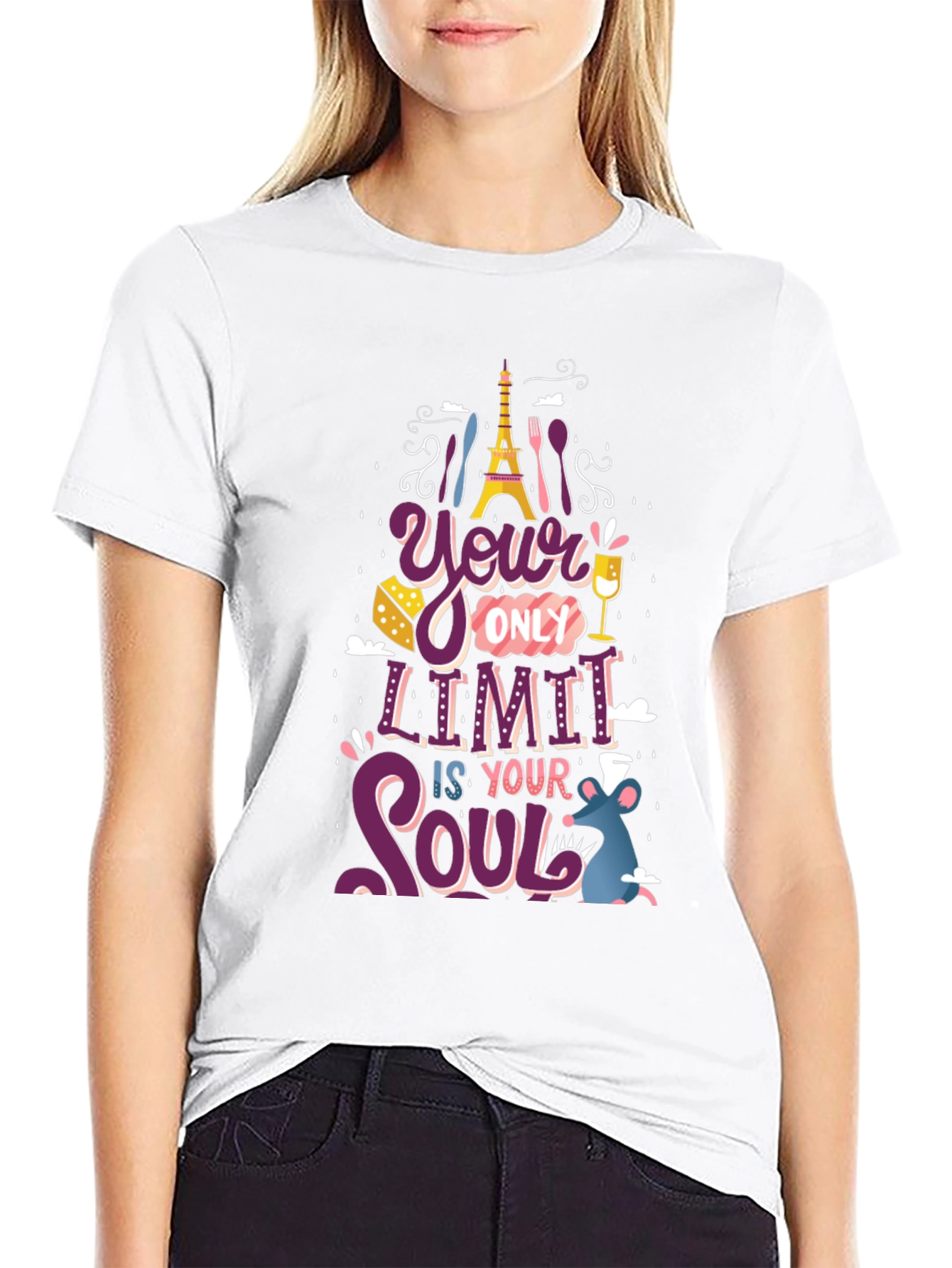 Parisian Foodie T-Shirt: Soul Limit