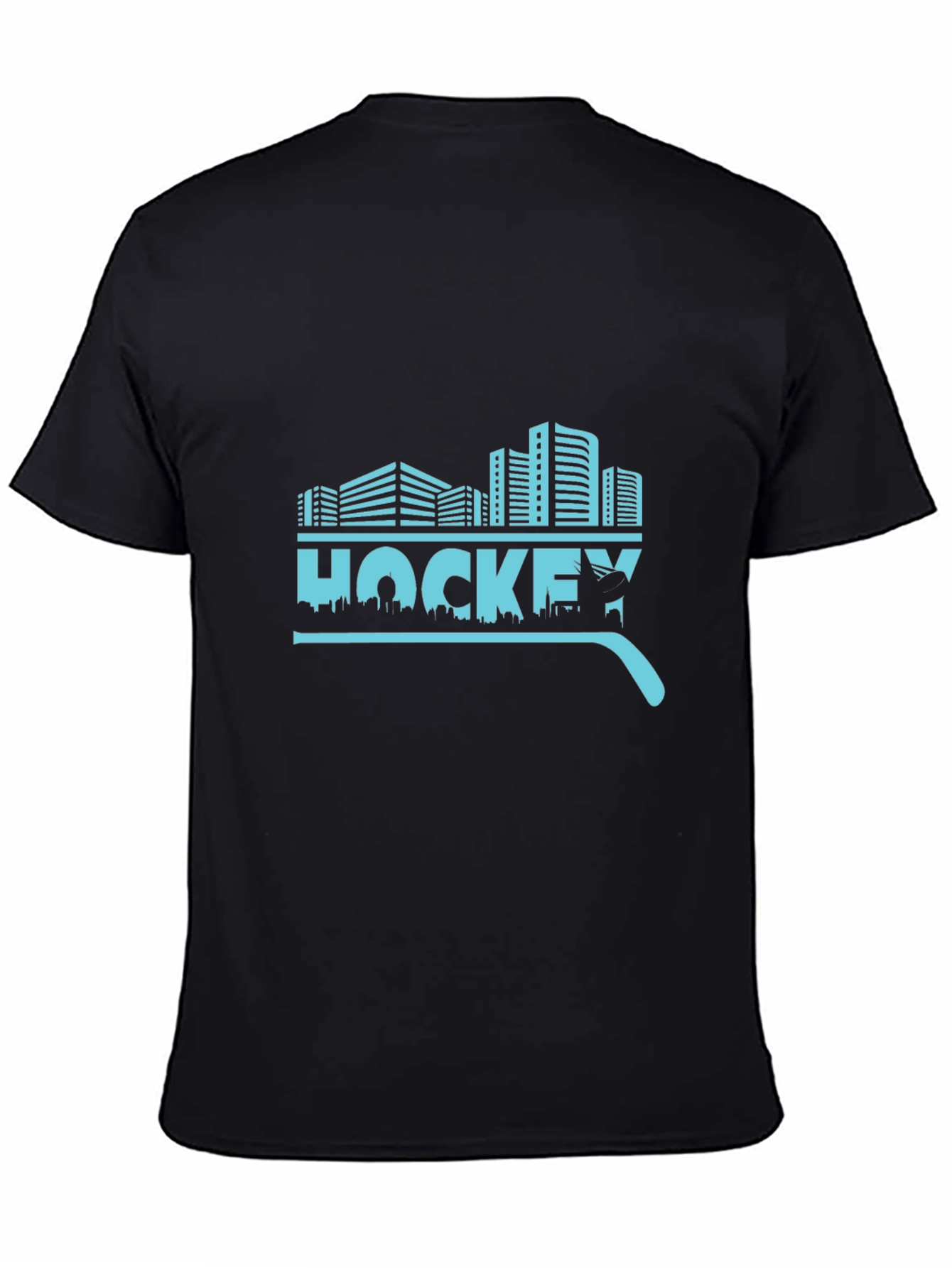 Urban Hockey T-Shirt - Cityscape Design