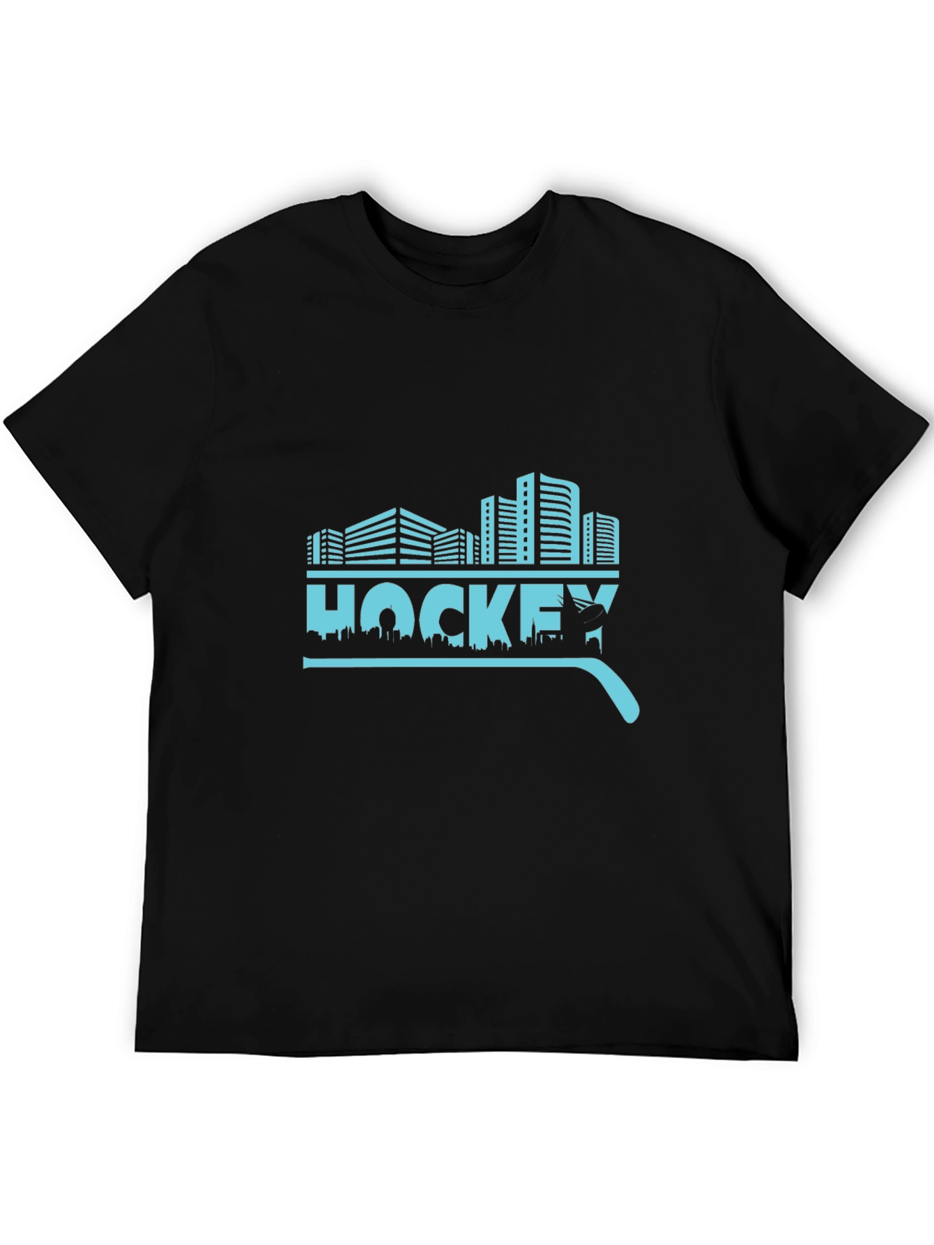 Urban Hockey T-Shirt - Cityscape Design