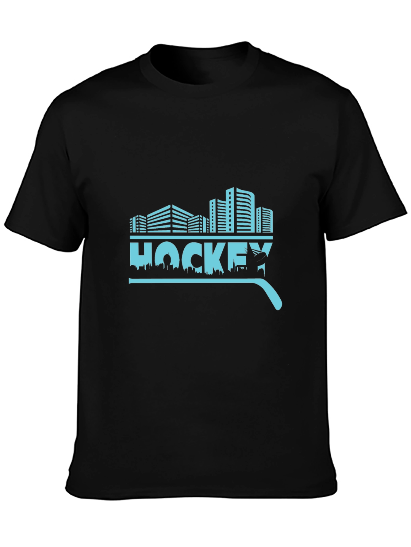 Urban Hockey T-Shirt - Cityscape Design